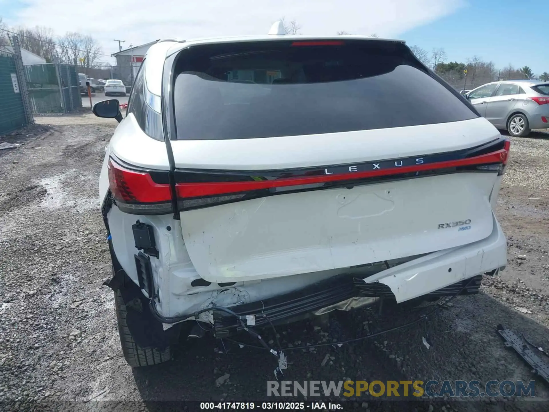 6 Фотография поврежденного автомобиля 2T2BAMCAXPC035688 LEXUS RX 350 2023