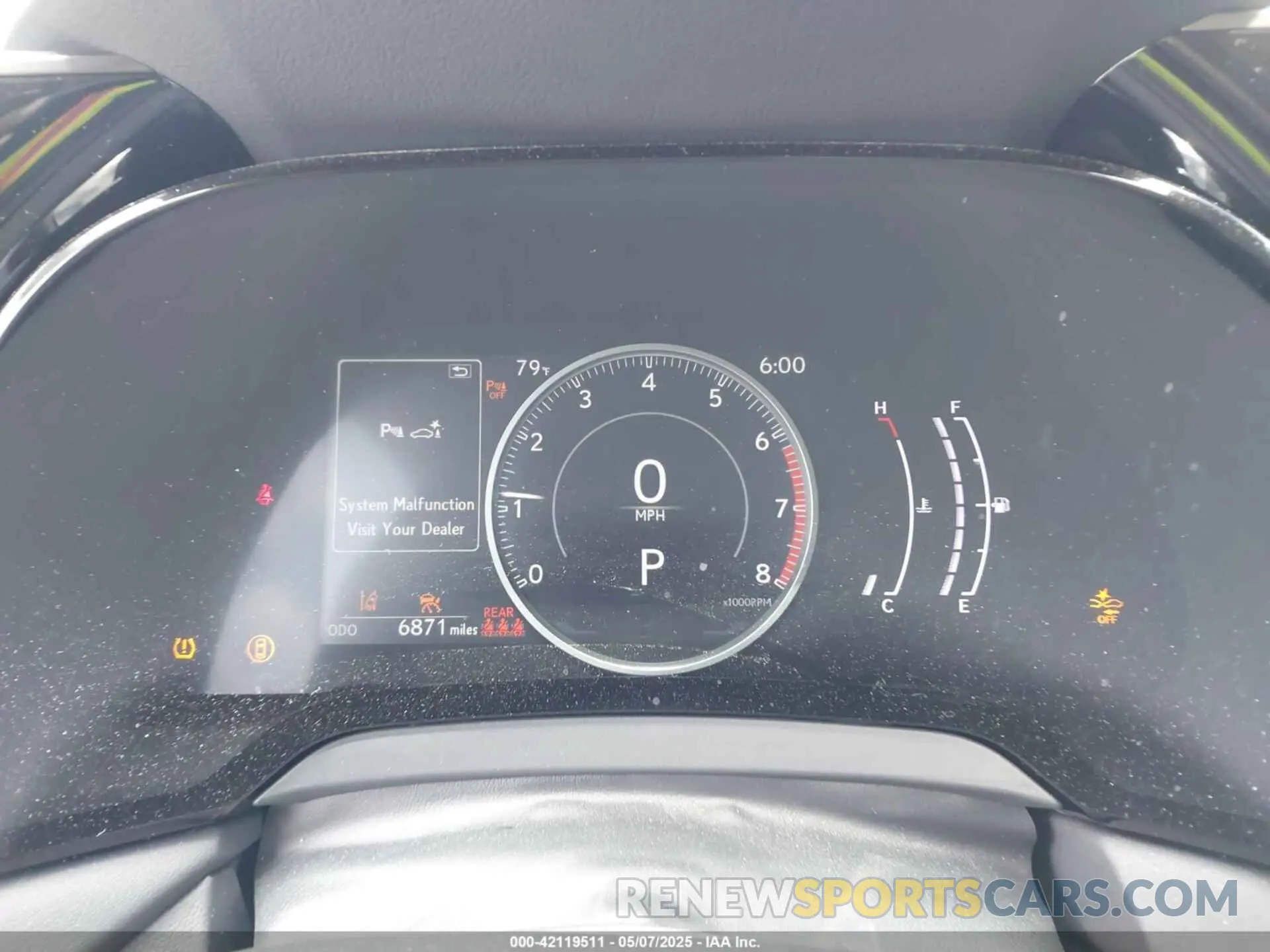 7 Фотография поврежденного автомобиля JTJCHMAA8P2000246 LEXUS RX 350 2023