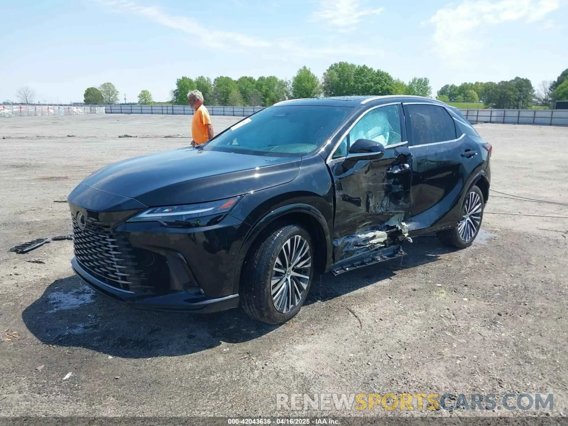 2 Фотография поврежденного автомобиля 2T2BAMBA1RC046647 LEXUS RX 350 2024