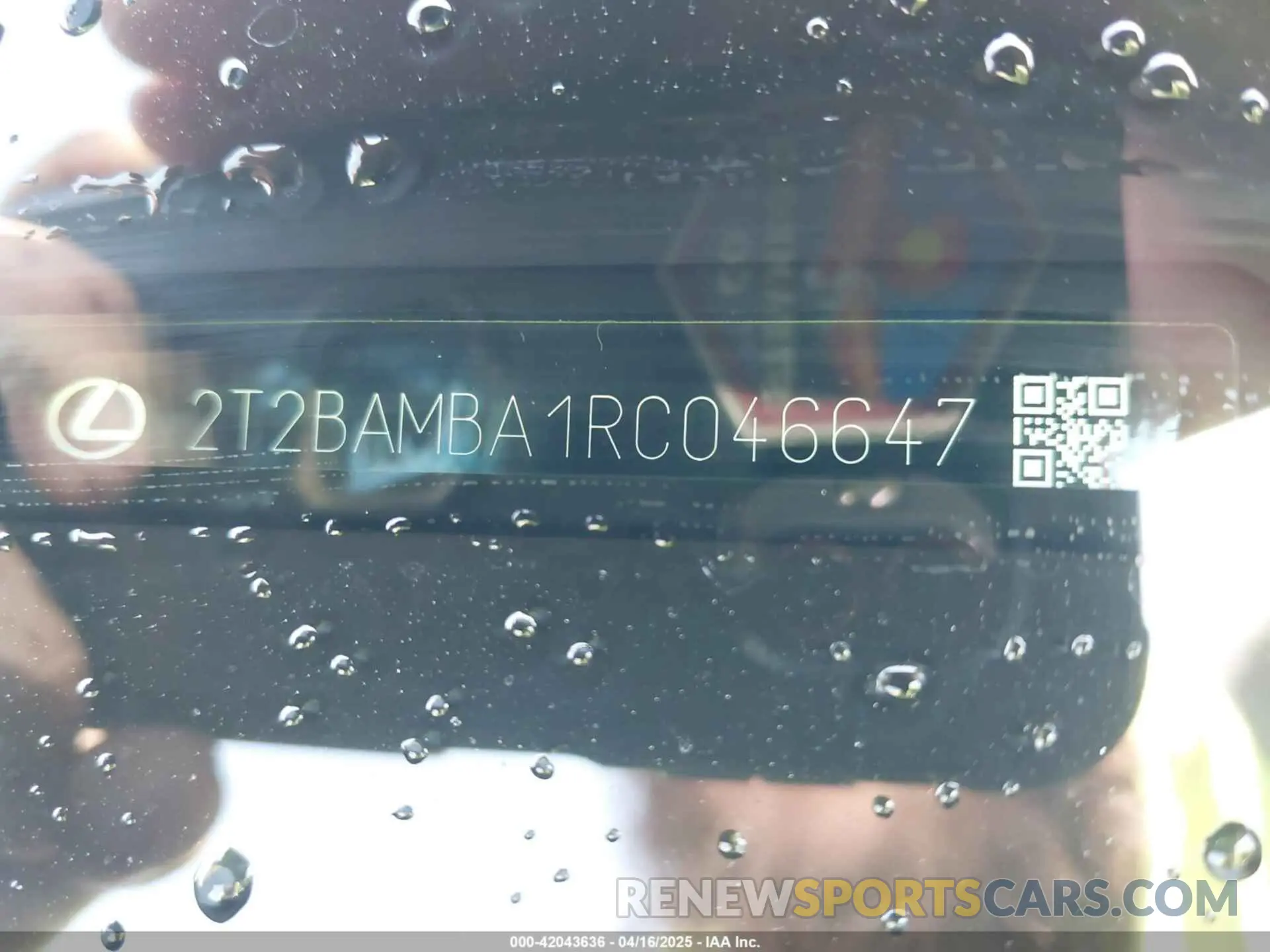 9 Фотография поврежденного автомобиля 2T2BAMBA1RC046647 LEXUS RX 350 2024