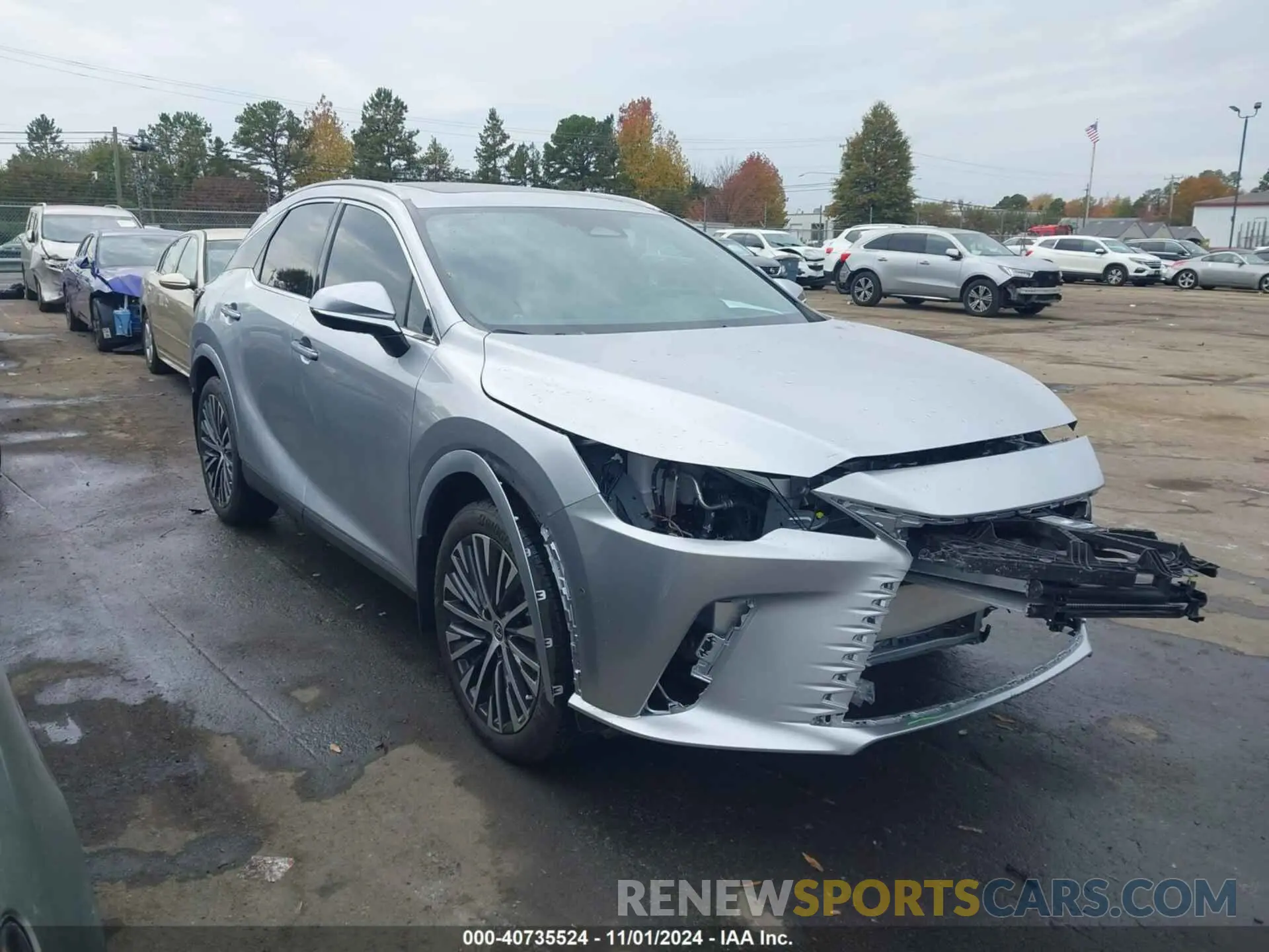 1 Photograph of a damaged car 2T2BAMBAXRC026493 LEXUS RX 350 2024