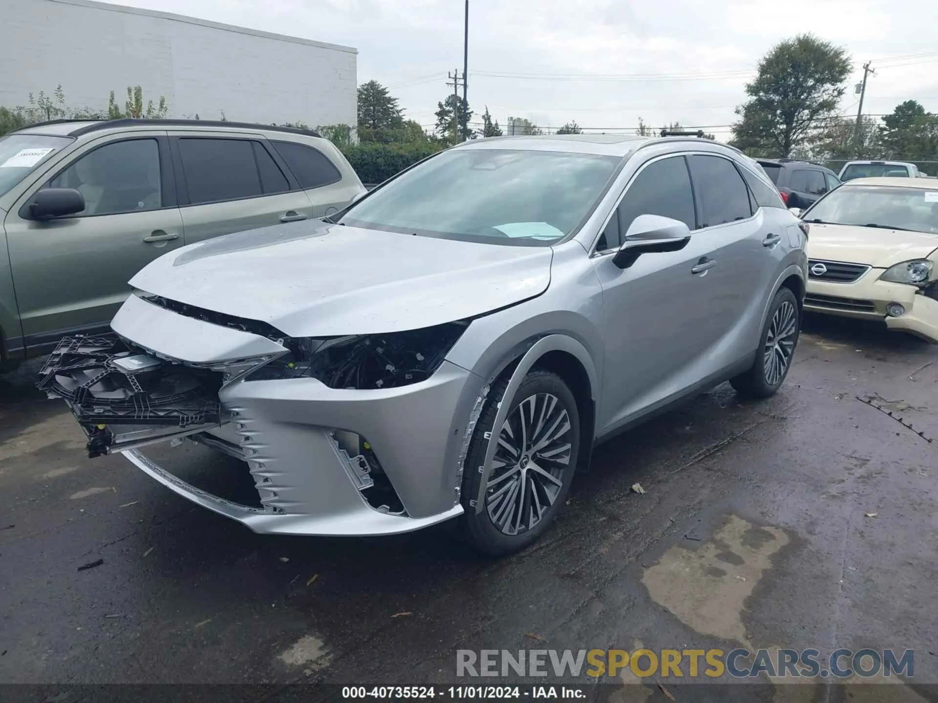 2 Photograph of a damaged car 2T2BAMBAXRC026493 LEXUS RX 350 2024