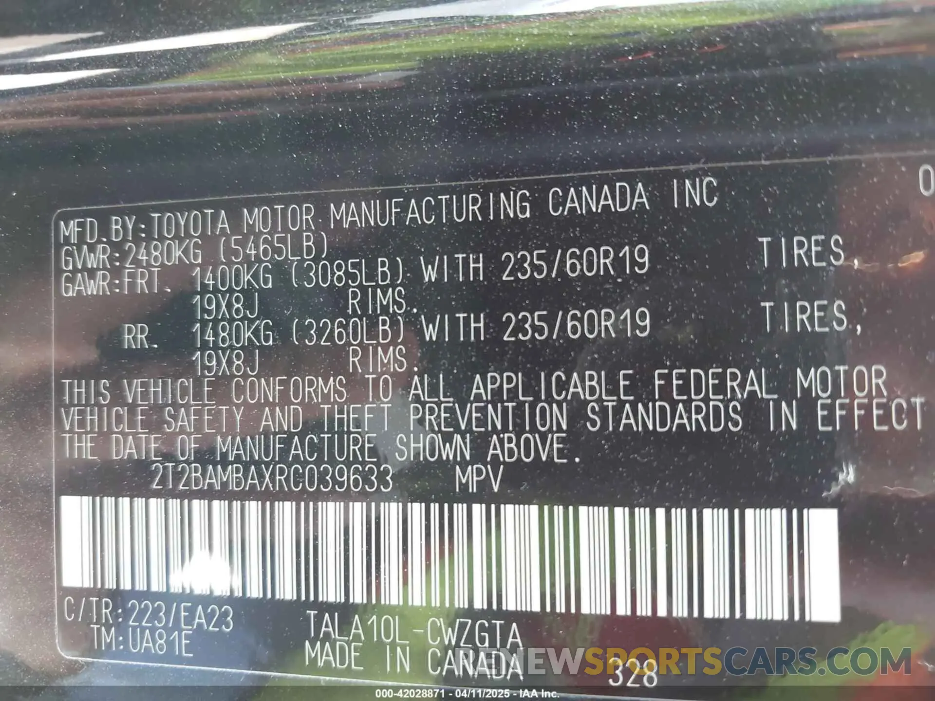 9 Photograph of a damaged car 2T2BAMBAXRC039633 LEXUS RX 350 2024