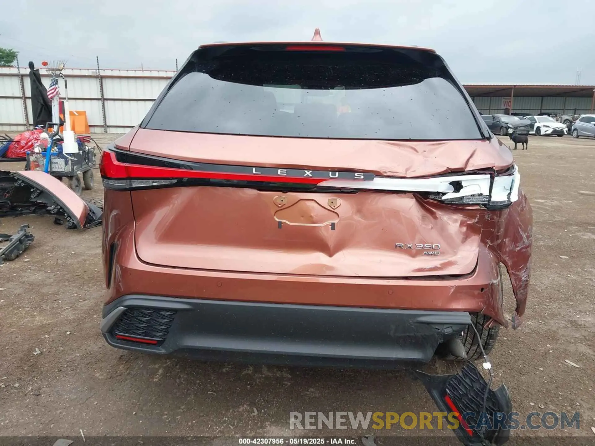 17 Фотография поврежденного автомобиля 2T2BAMCA7RC054055 LEXUS RX 350 2024