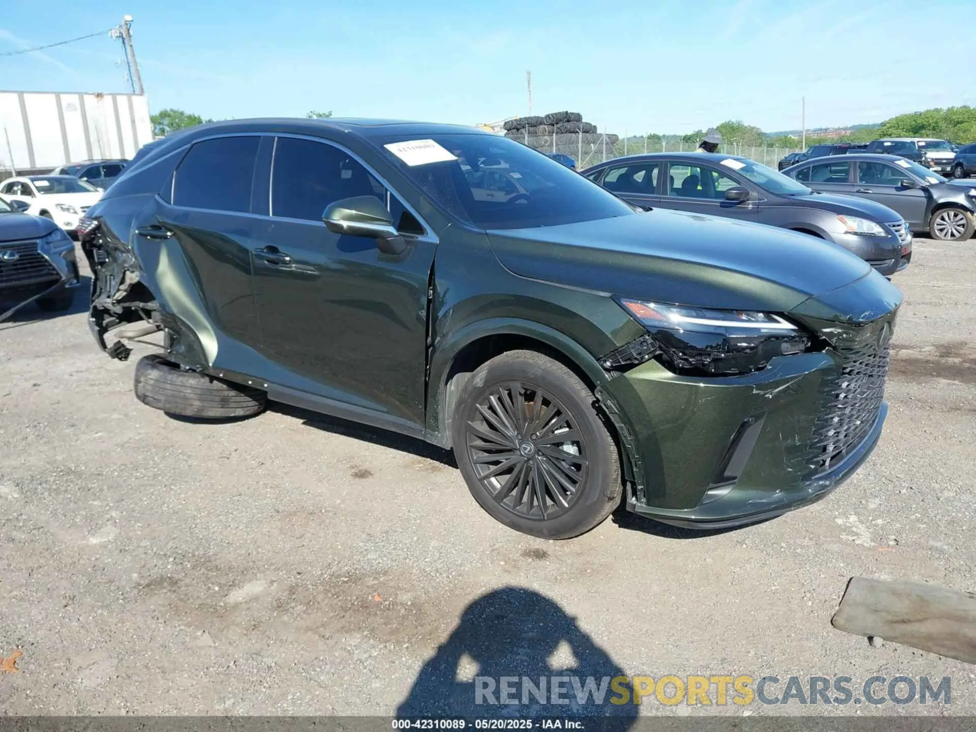 1 Photograph of a damaged car 2T2BAMCAXRC087499 LEXUS RX 350 2024