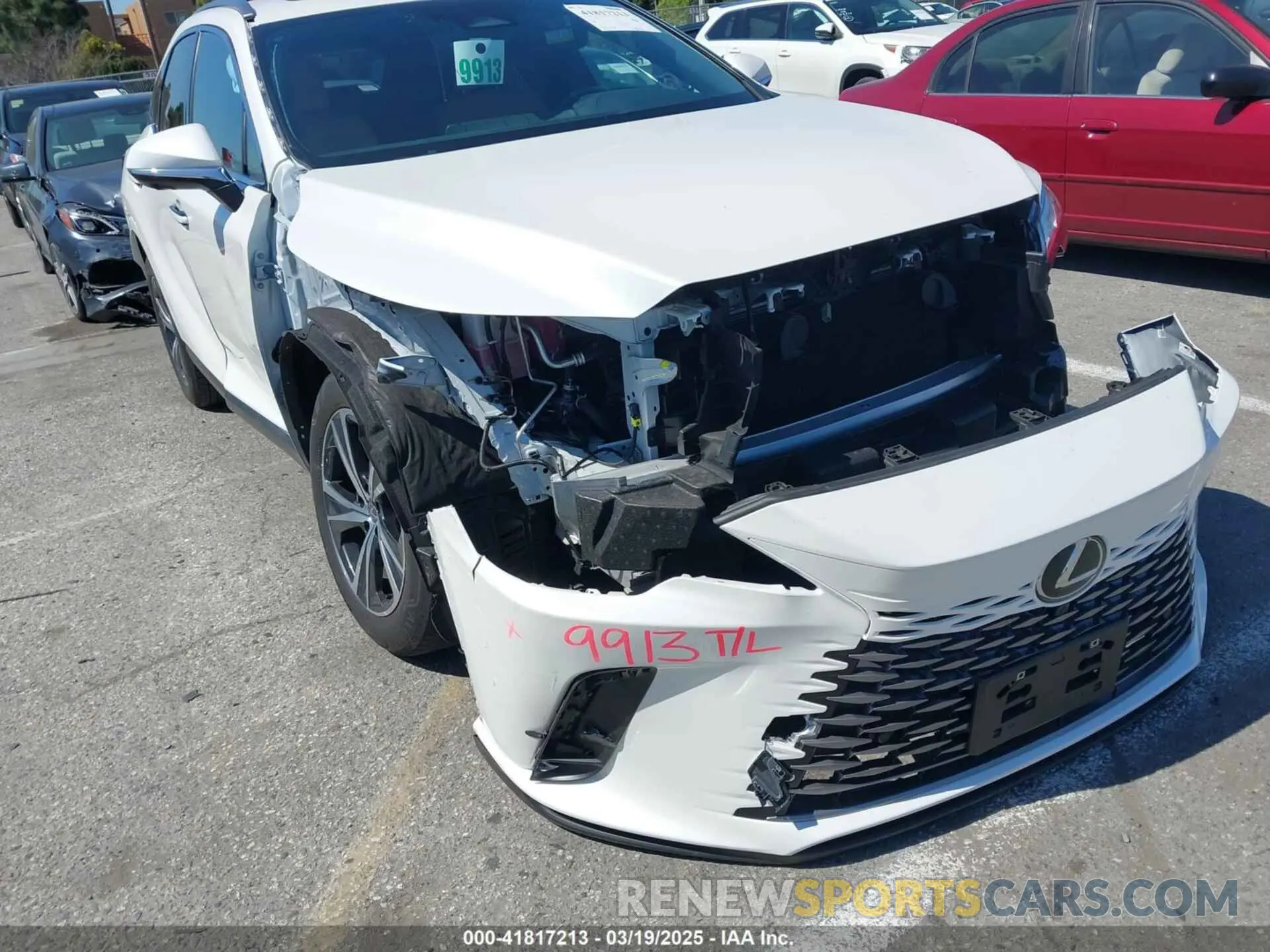6 Фотография поврежденного автомобиля JTJCHMAA9R2013137 LEXUS RX 350 2024