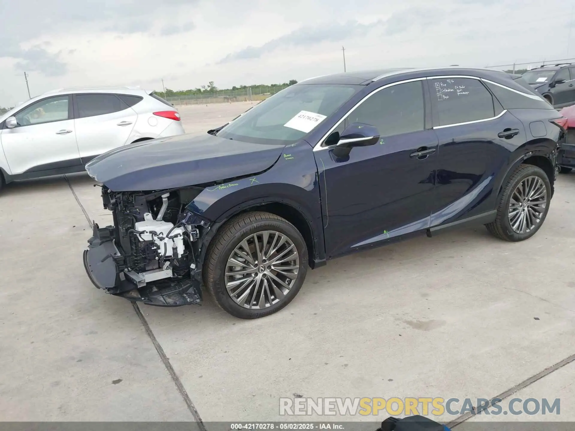 2 Photograph of a damaged car 2T2BAMBA0SC058567 LEXUS RX 350 2025