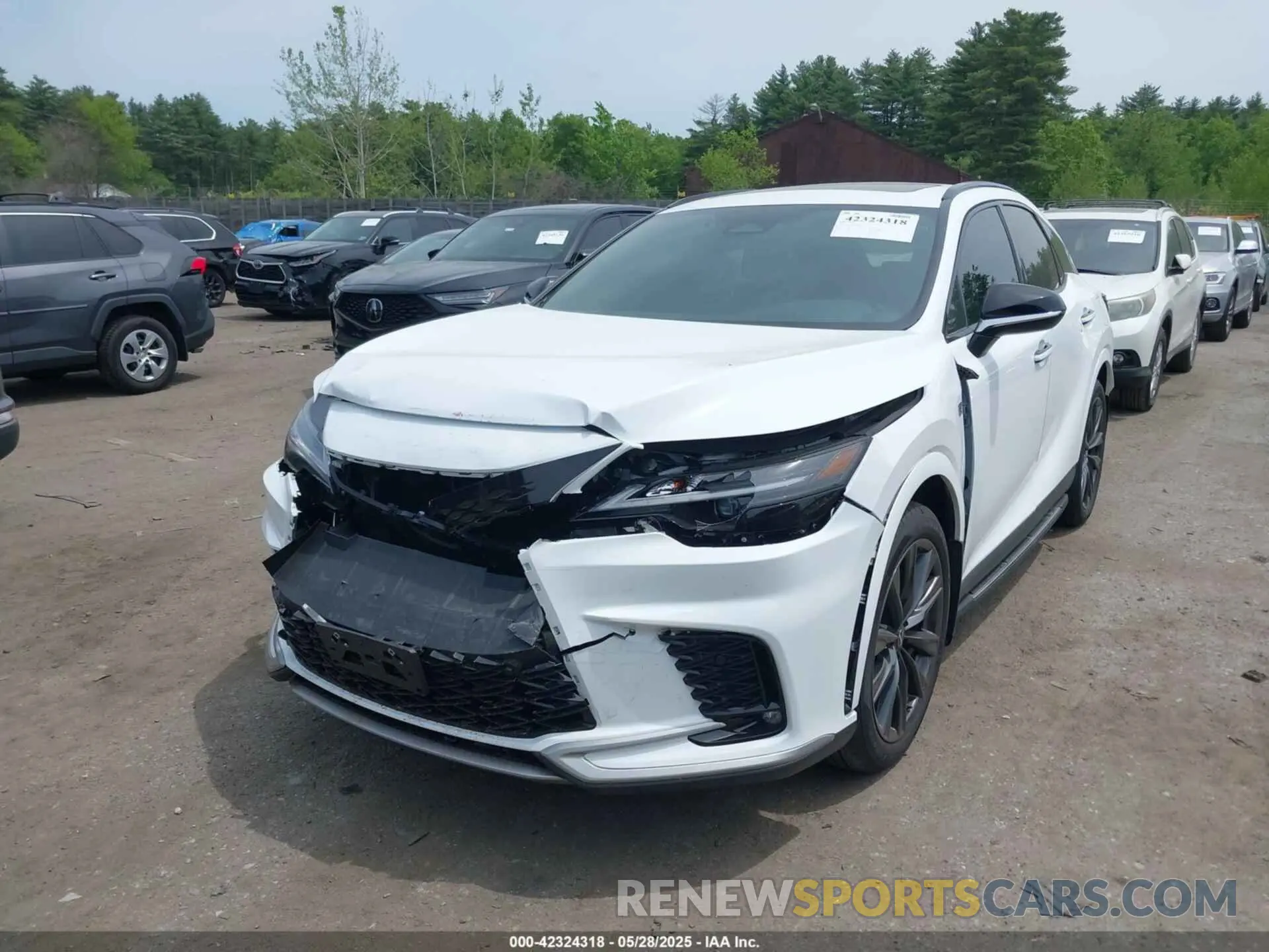 2 Фотография поврежденного автомобиля 2T2BAMCA4SC098441 LEXUS RX 350 2025