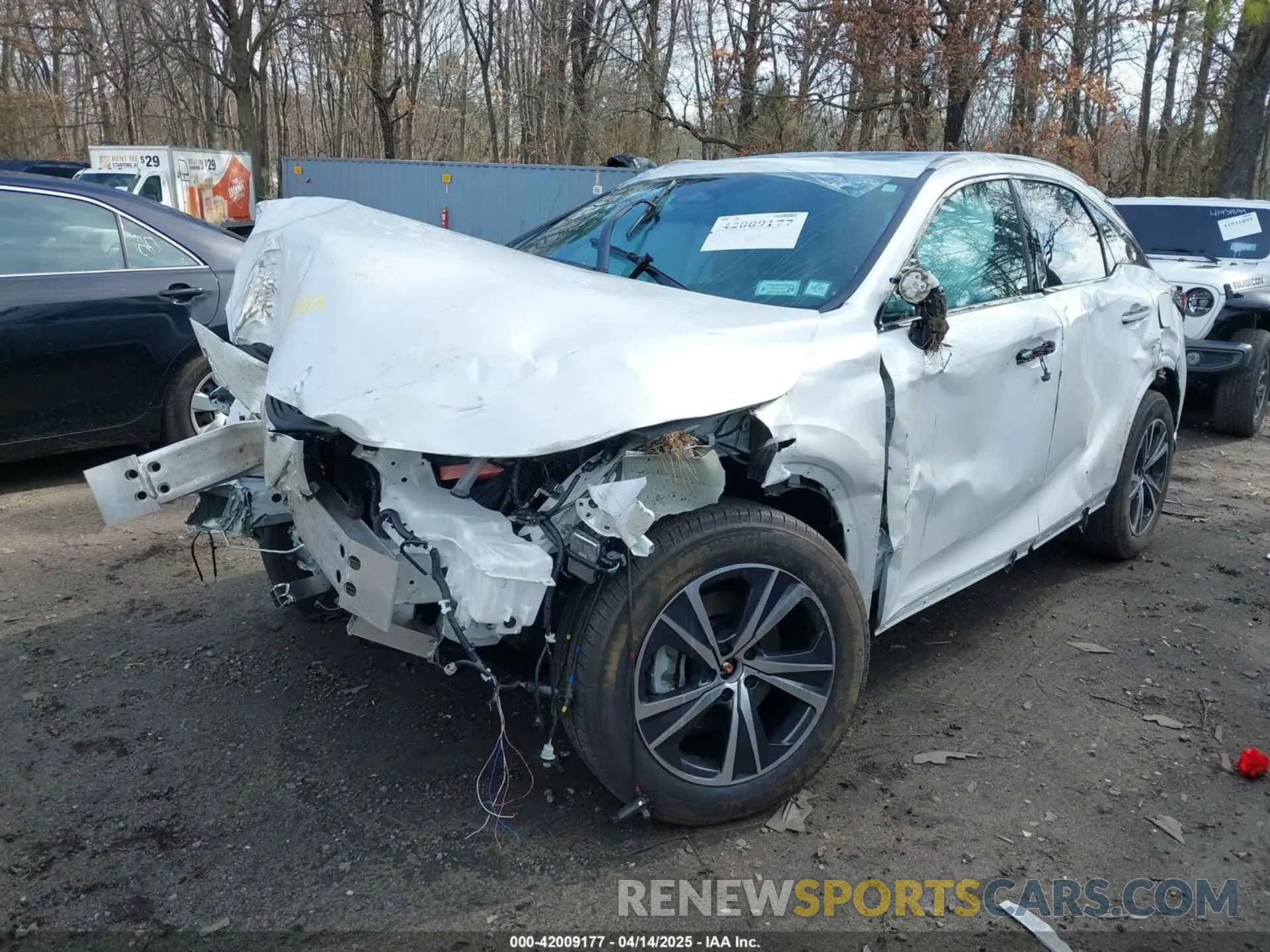 2 Фотография поврежденного автомобиля 2T2BAMCA7SC095145 LEXUS RX 350 2025