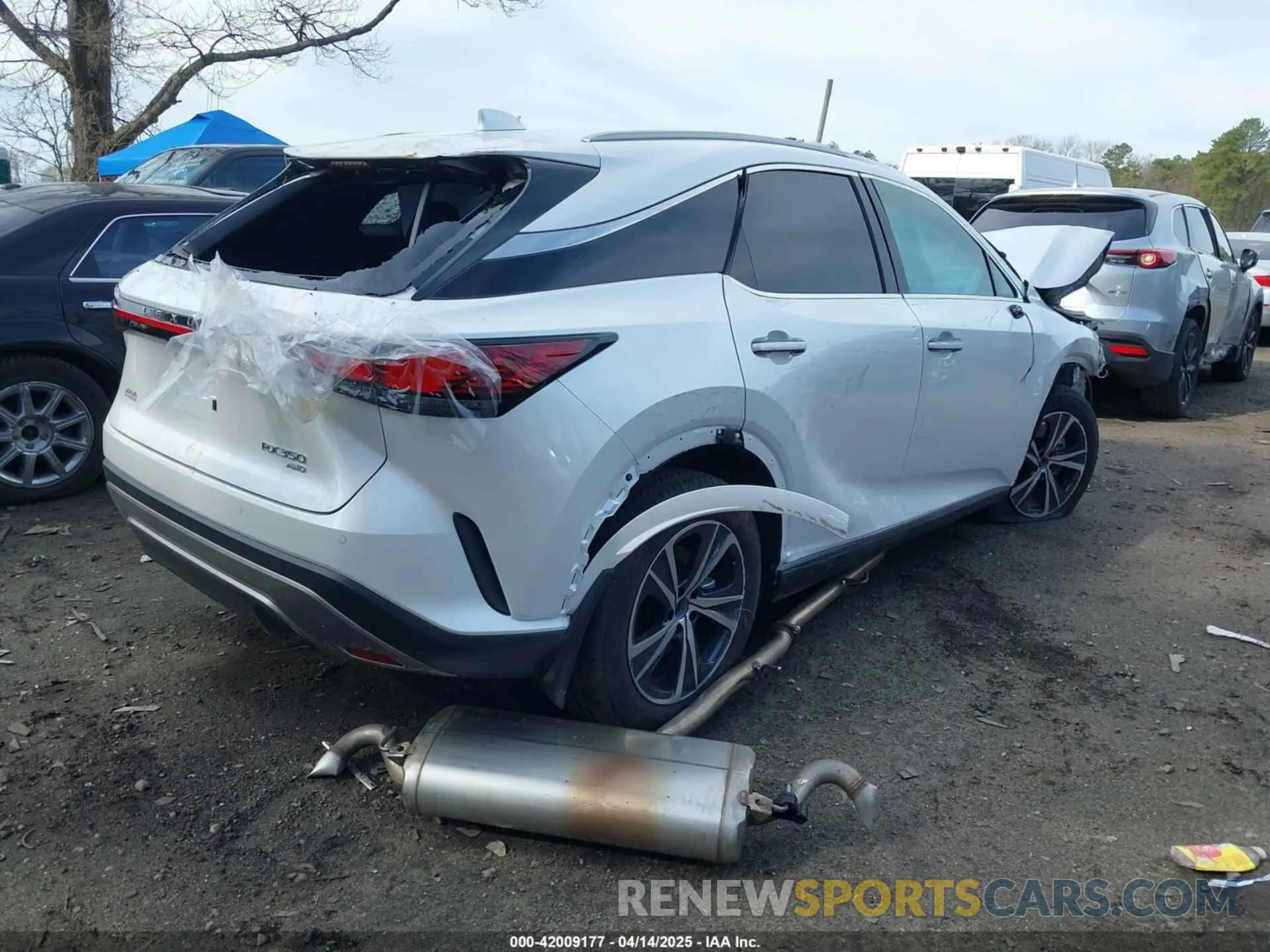 4 Фотография поврежденного автомобиля 2T2BAMCA7SC095145 LEXUS RX 350 2025