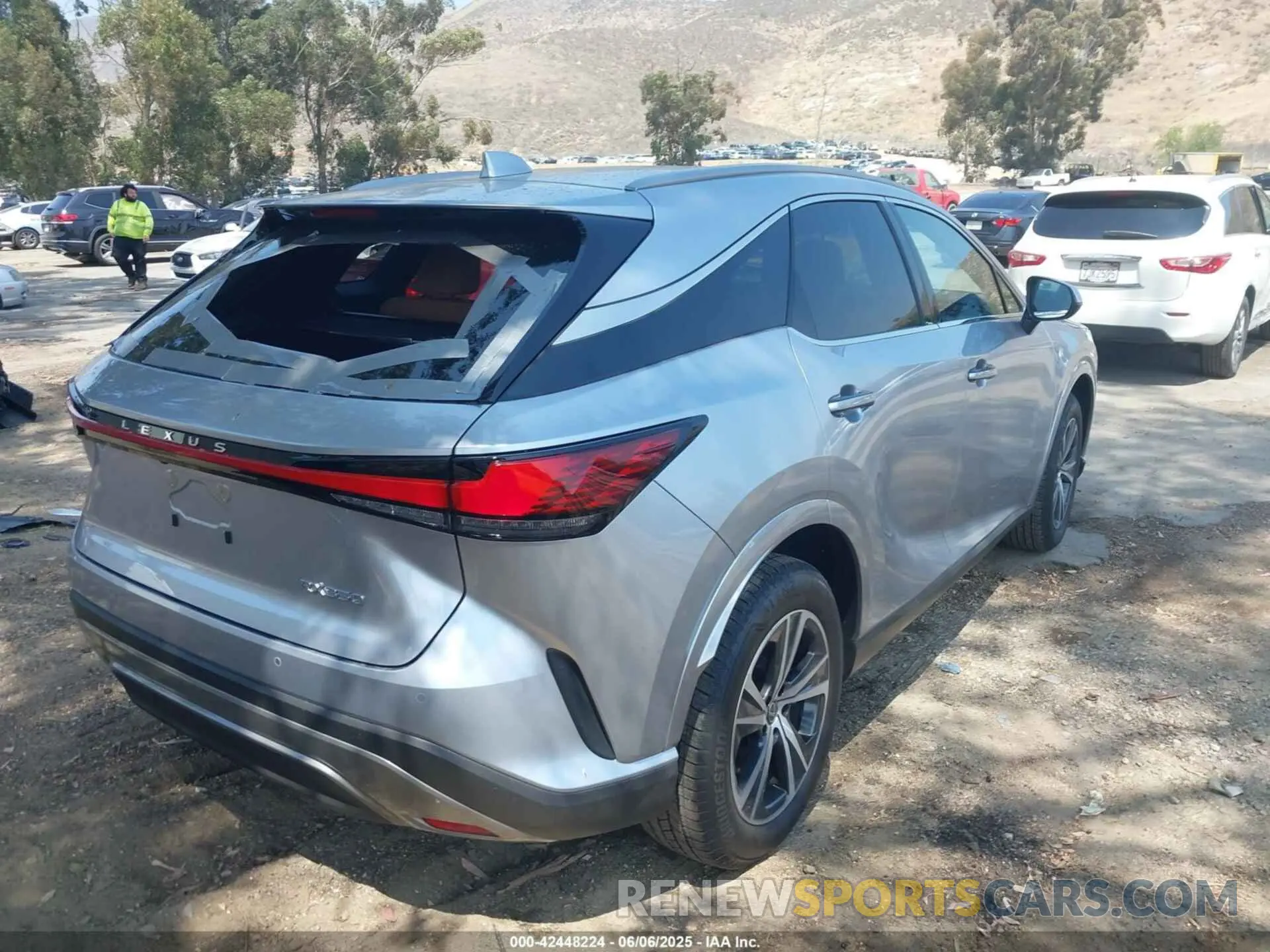 4 Photograph of a damaged car JTJCHMAA3S2022731 LEXUS RX 350 2025