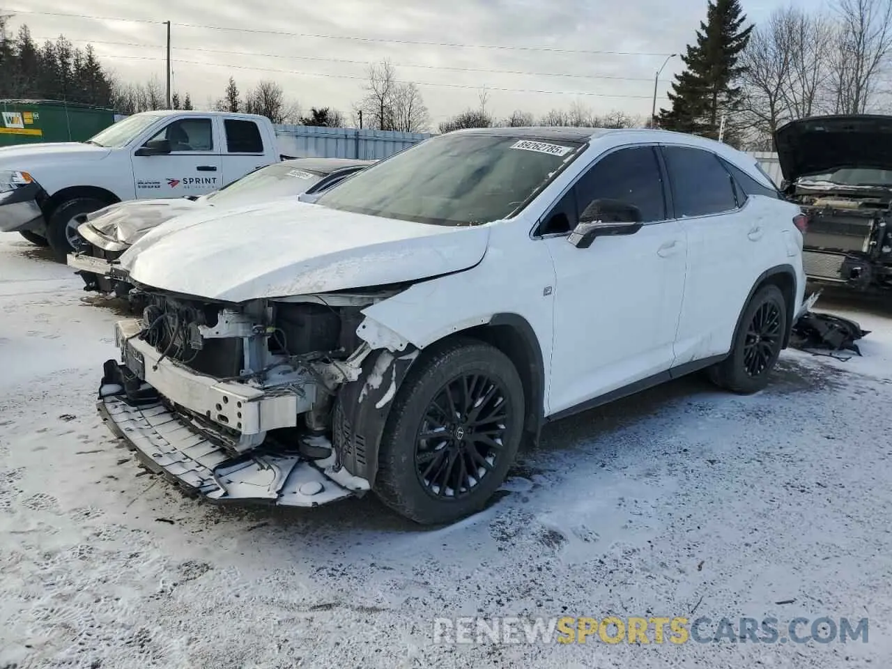 1 Фотография поврежденного автомобиля 2T2YZMDA2LC251207 LEXUS RX 350 F S 2020