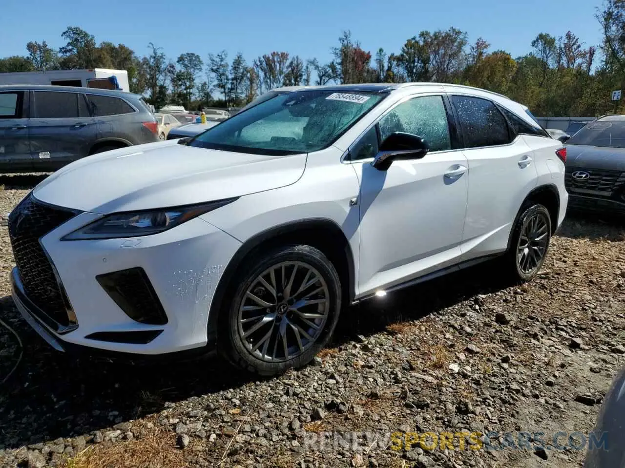 1 Photograph of a damaged car 2T2YZMDA3LC256688 LEXUS RX 350 F S 2020