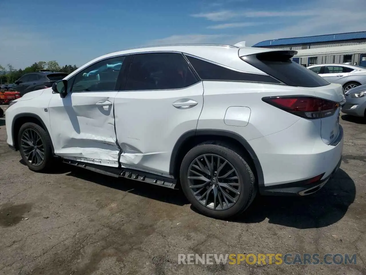 2 Фотография поврежденного автомобиля 2T2YZMDA5LC257258 LEXUS RX 350 F S 2020