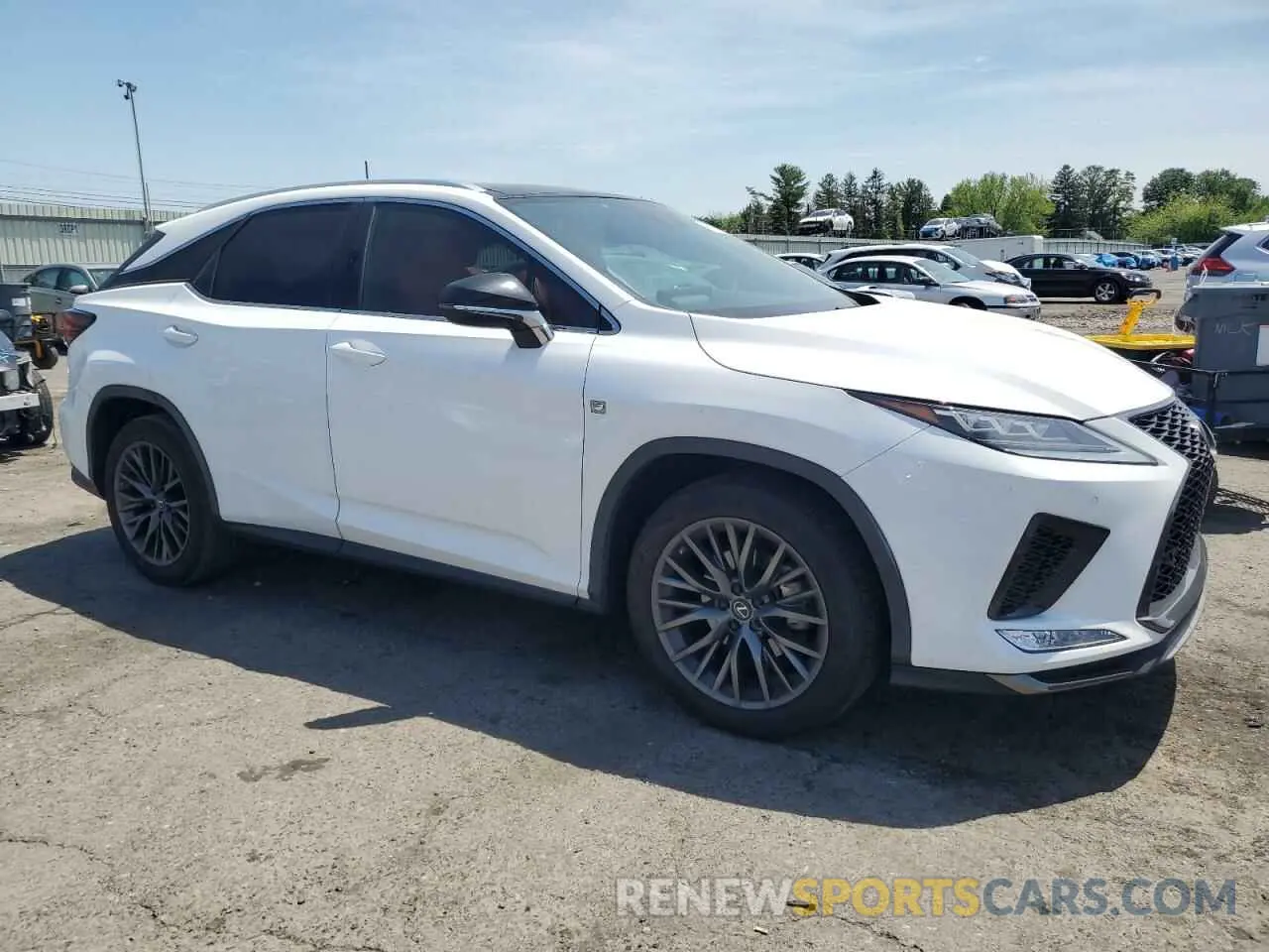 4 Фотография поврежденного автомобиля 2T2YZMDA5LC257258 LEXUS RX 350 F S 2020