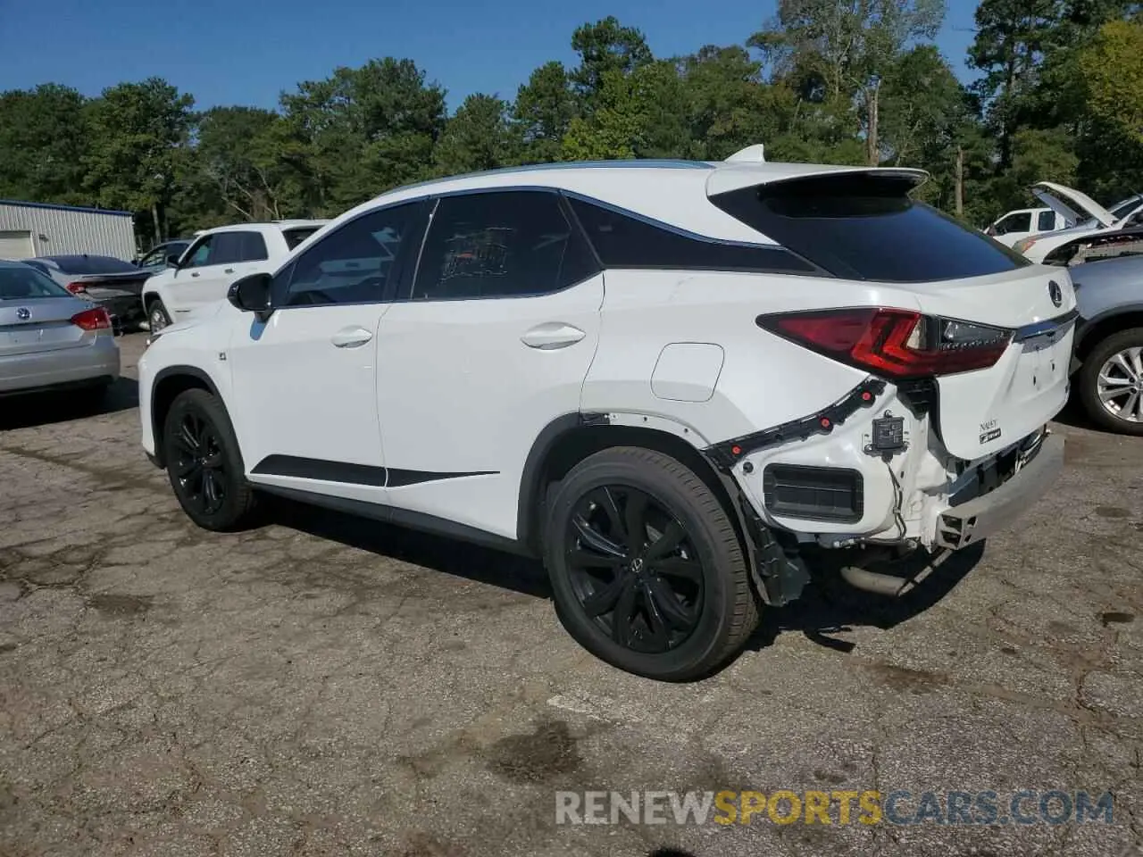 2 Photograph of a damaged car 2T2SZMAA4MC193998 LEXUS RX 350 F S 2021