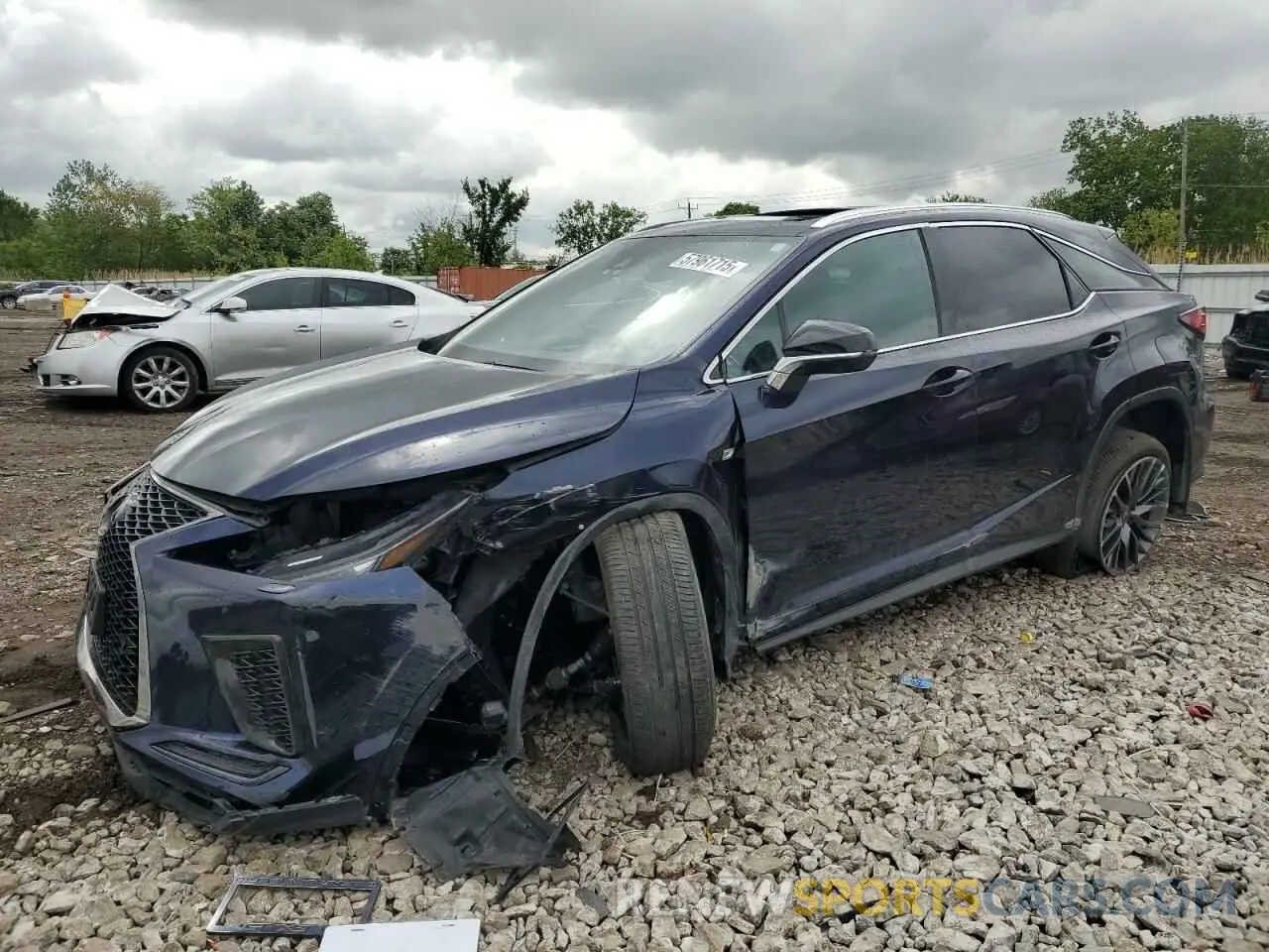 1 Photograph of a damaged car 2T2SZMDA1MC296579 LEXUS RX 350 F S 2021