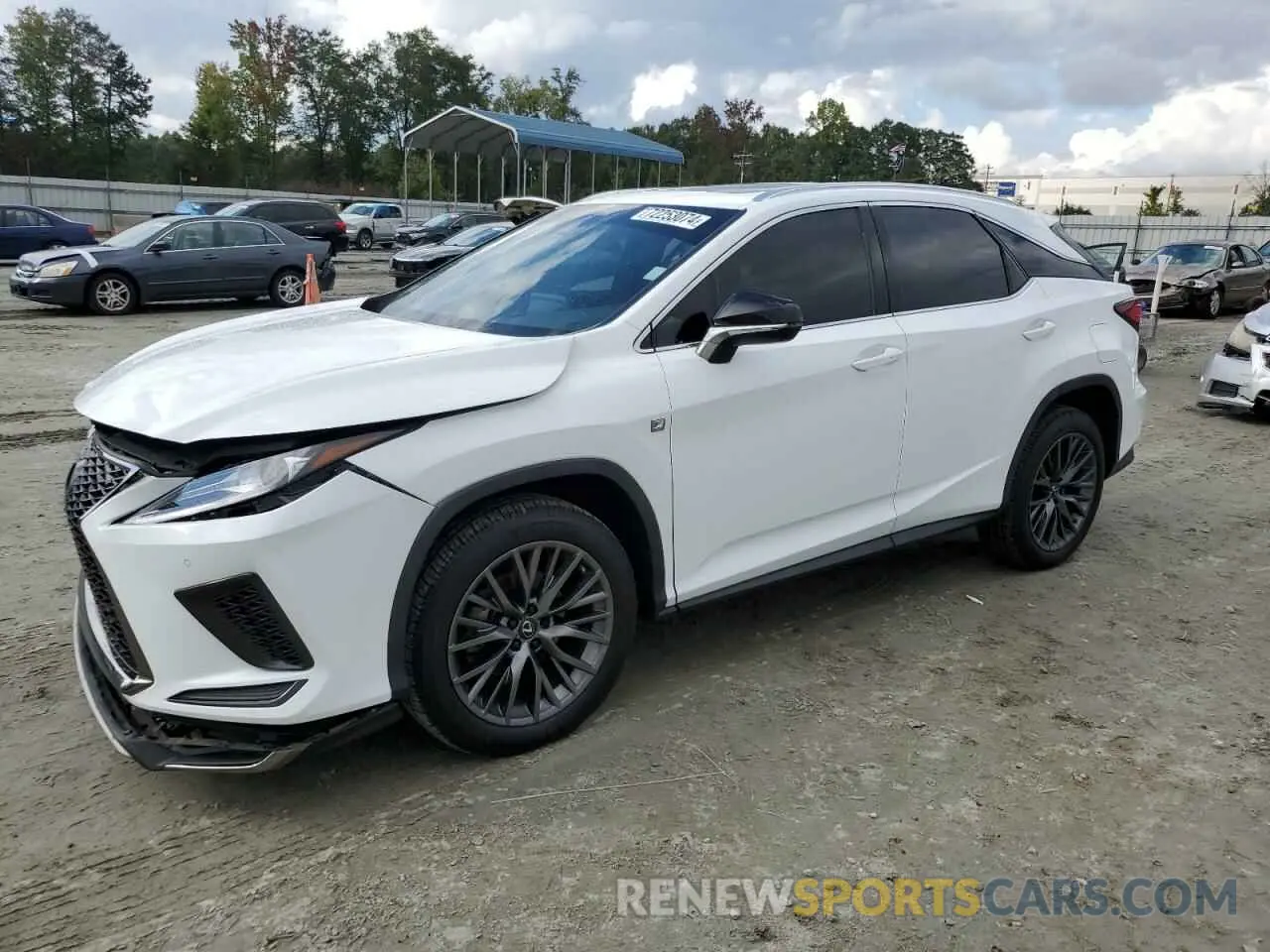 1 Фотография поврежденного автомобиля 2T2SZMDA3MC261607 LEXUS RX 350 F S 2021