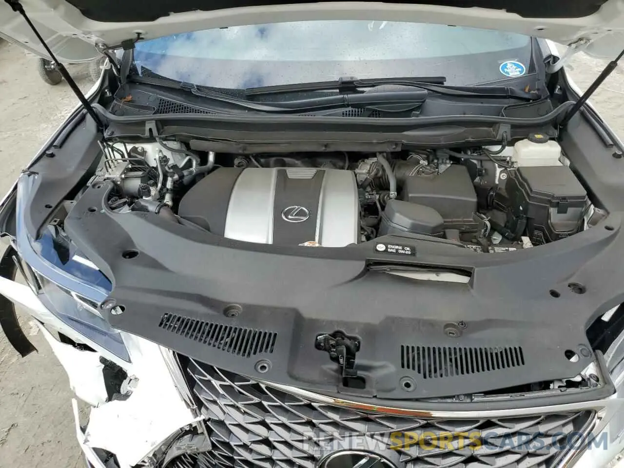 11 Фотография поврежденного автомобиля 2T2SZMDA3MC261607 LEXUS RX 350 F S 2021