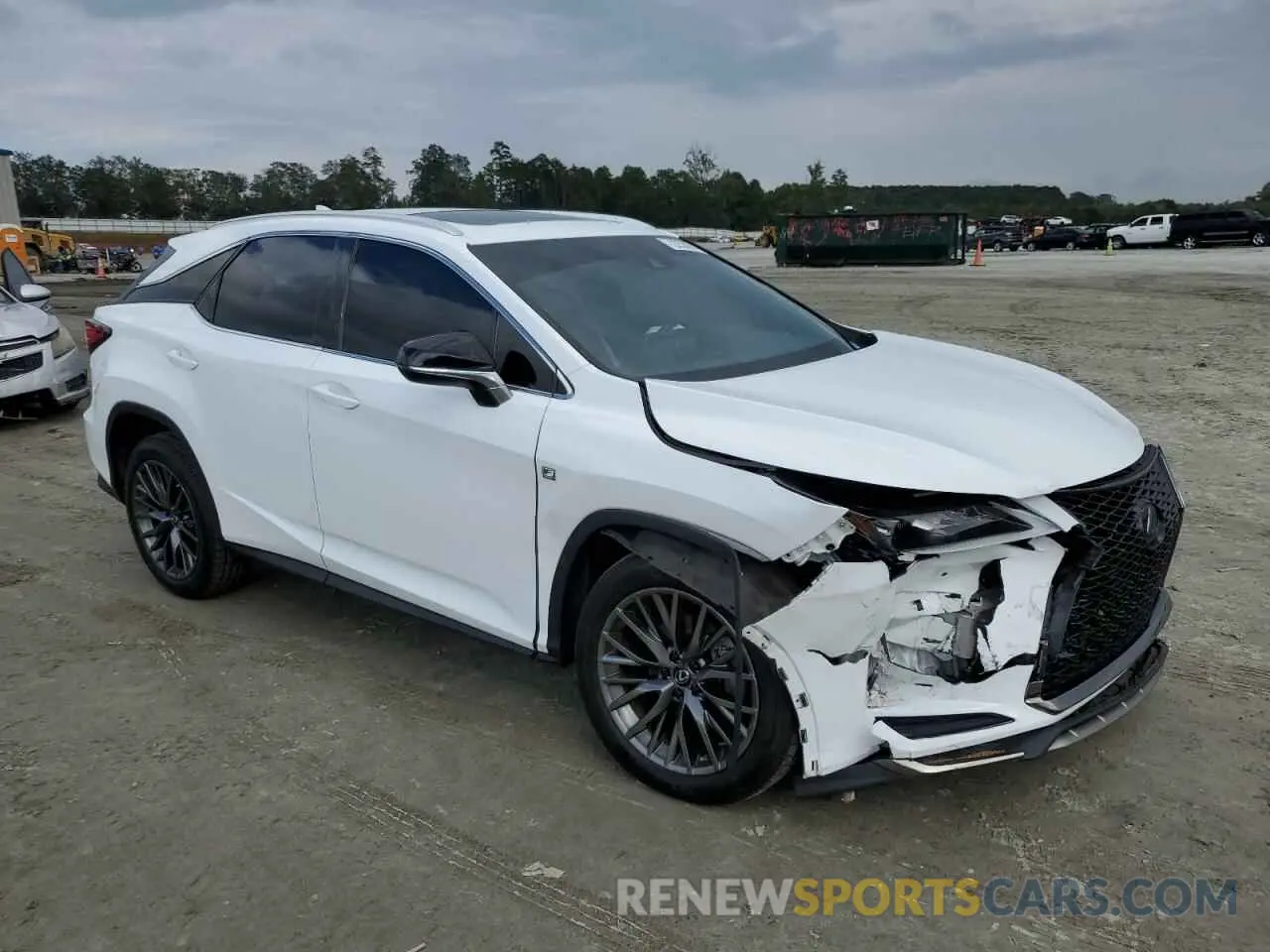 4 Фотография поврежденного автомобиля 2T2SZMDA3MC261607 LEXUS RX 350 F S 2021