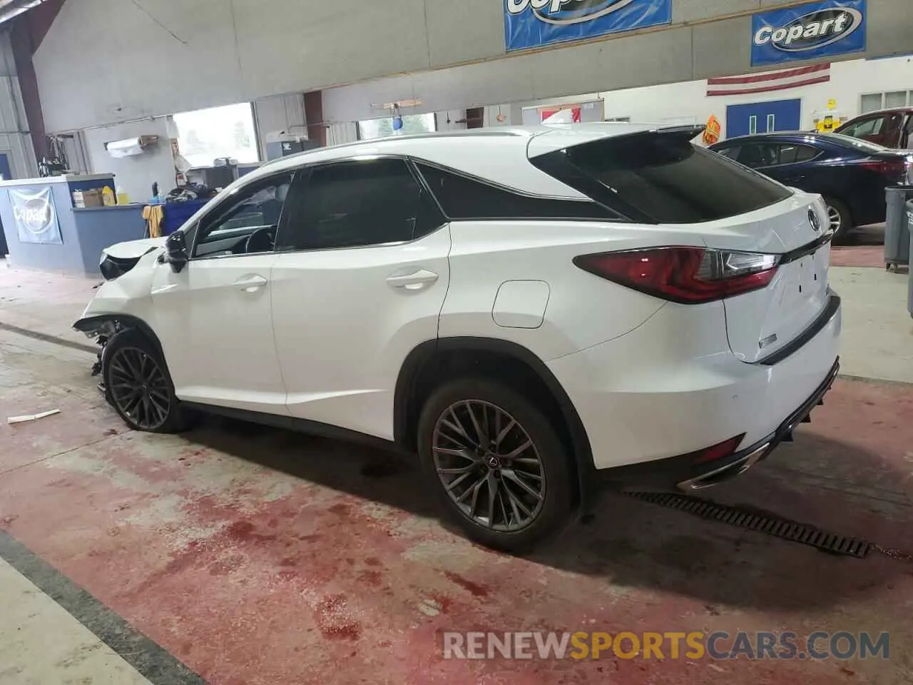 2 Photograph of a damaged car 2T2SZMDA8MC263806 LEXUS RX 350 F S 2021