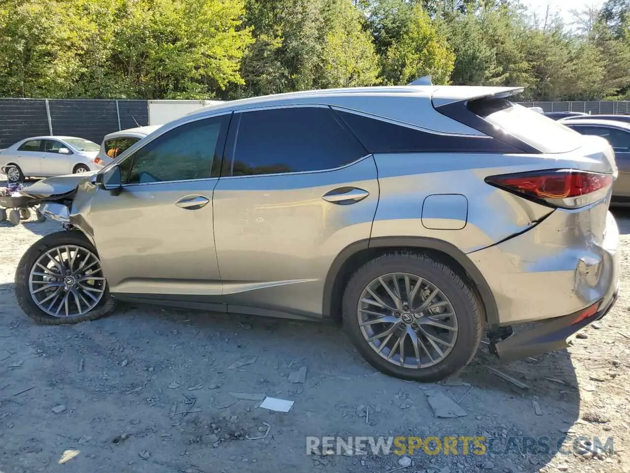 2 Фотография поврежденного автомобиля 2T2YZMDA3MC258197 LEXUS RX 350 F S 2021