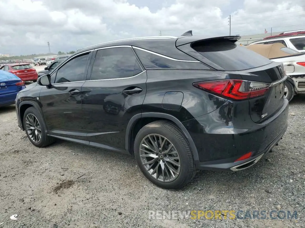 2 Photograph of a damaged car 2T2YZMDA3MC262623 LEXUS RX 350 F S 2021