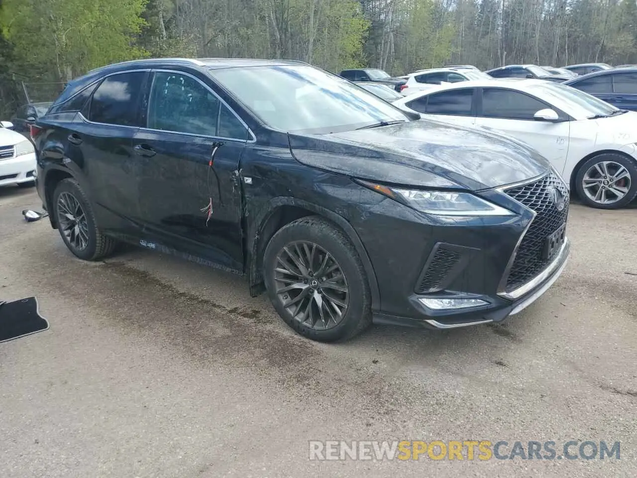 4 Photograph of a damaged car 2T2YZMDA8MC271852 LEXUS RX 350 F S 2021
