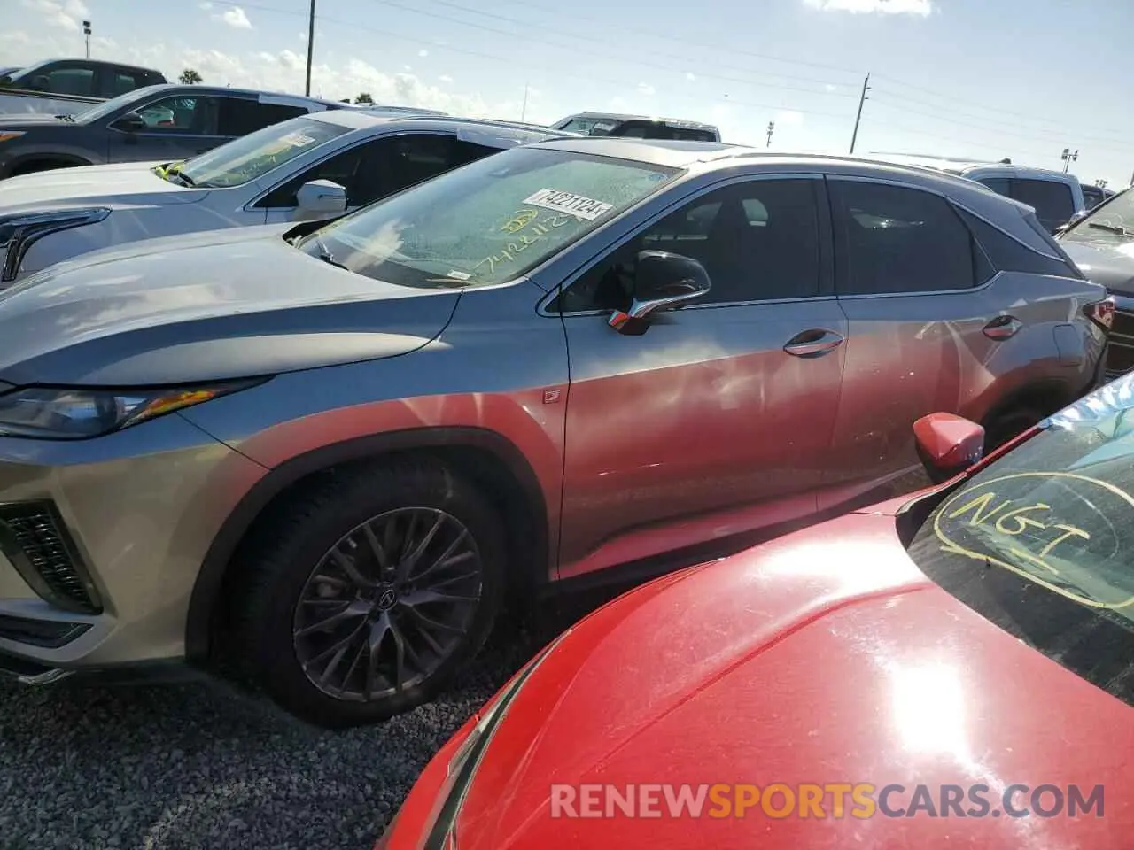 1 Photograph of a damaged car 2T2YZMDA8MC286013 LEXUS RX 350 F S 2021