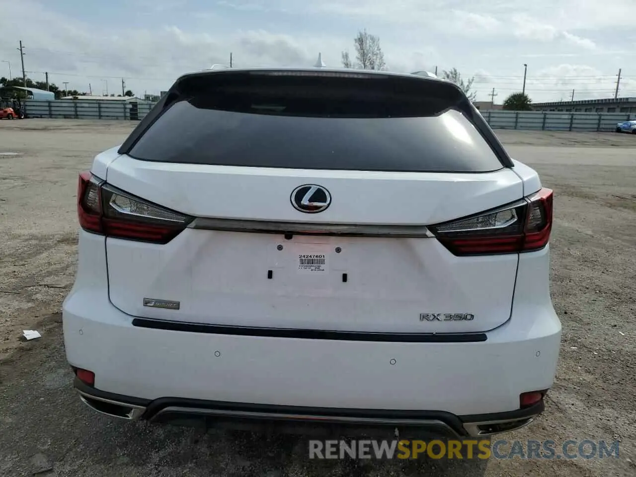 6 Photograph of a damaged car 2T2YZMDA0NC344892 LEXUS RX 350 F S 2022