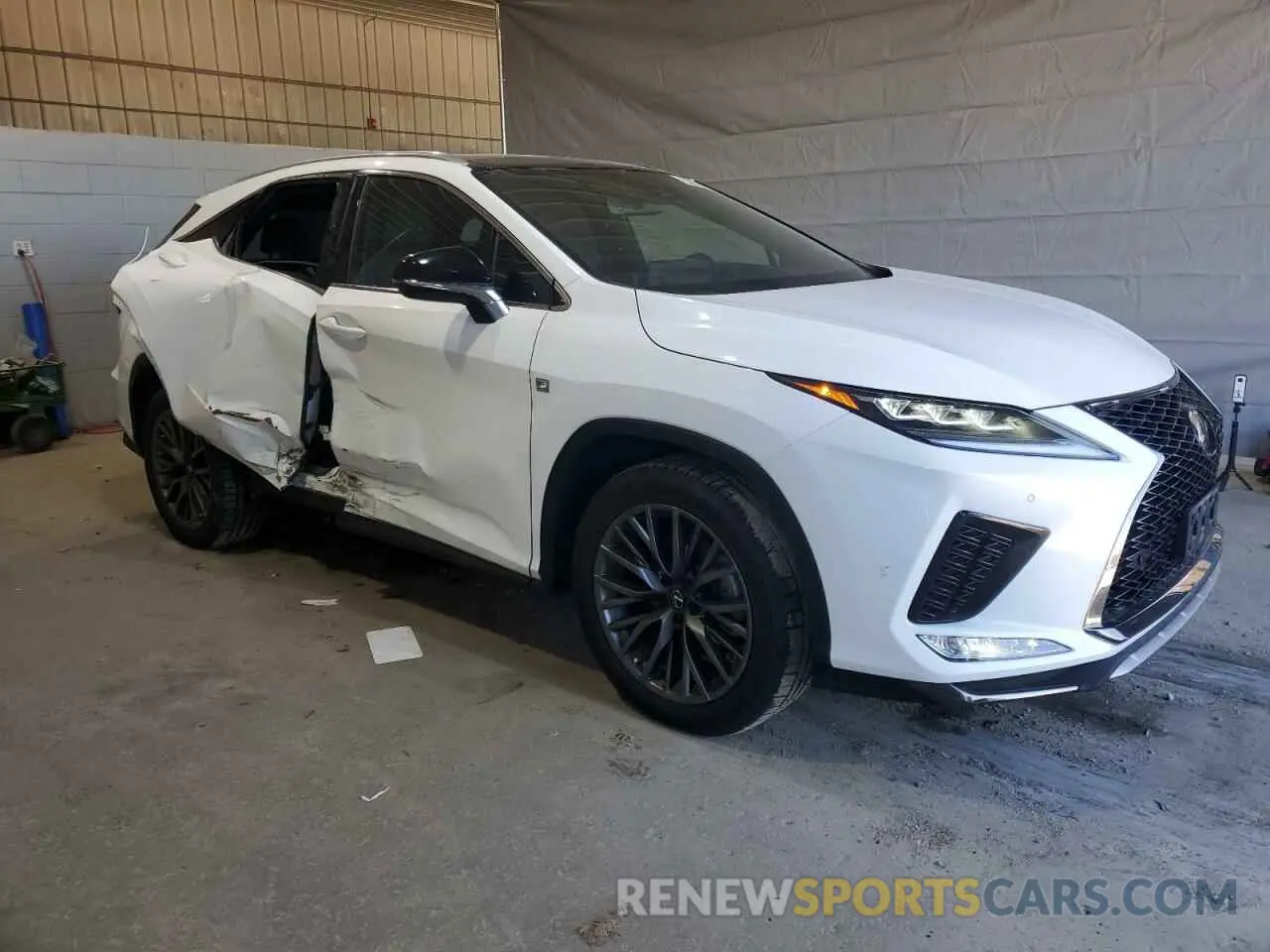 4 Фотография поврежденного автомобиля 2T2YZMDA4NC315637 LEXUS RX 350 F S 2022