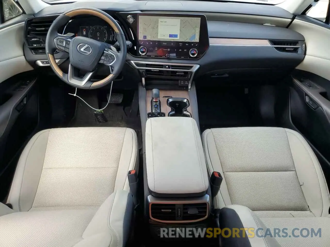 8 Фотография поврежденного автомобиля JTJCHMAA5R2017881 LEXUS RX 350 PRE 2024