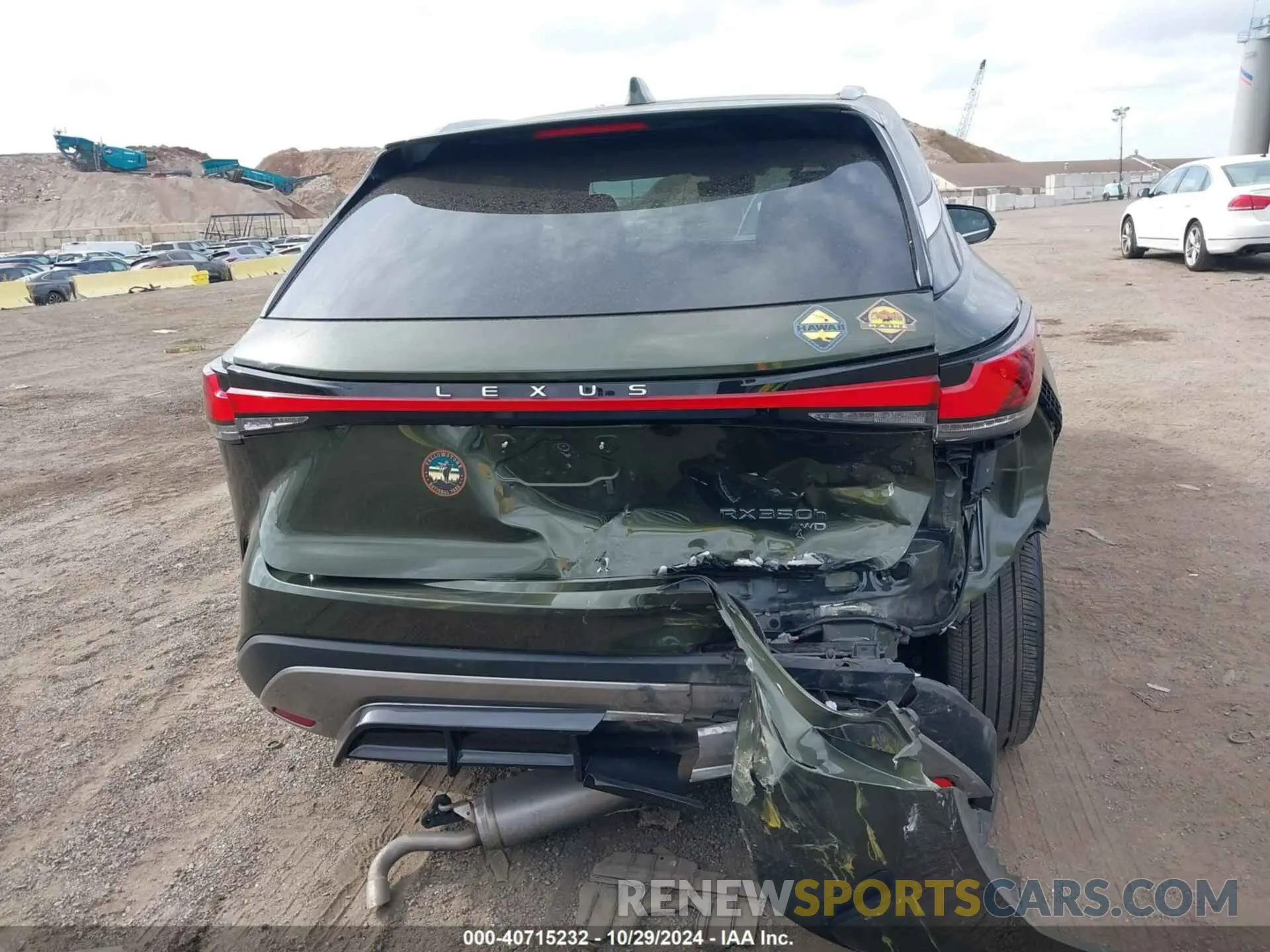 16 Photograph of a damaged car 2T2BBMCA1PC002463 LEXUS RX 350H 2023