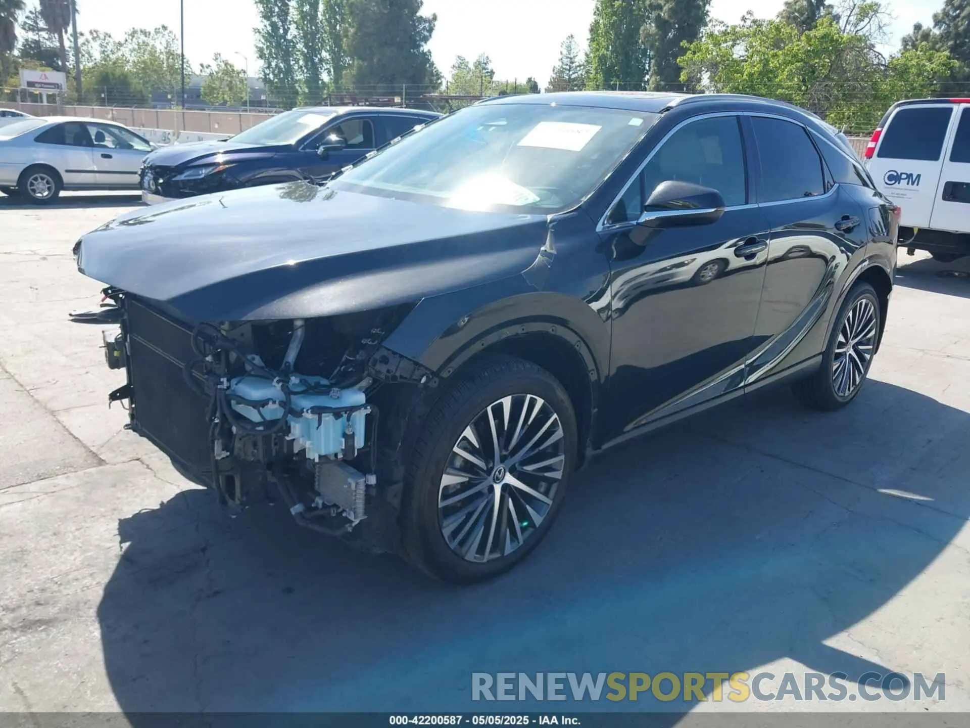2 Photograph of a damaged car 2T2BBMCA1PC005914 LEXUS RX 350H 2023