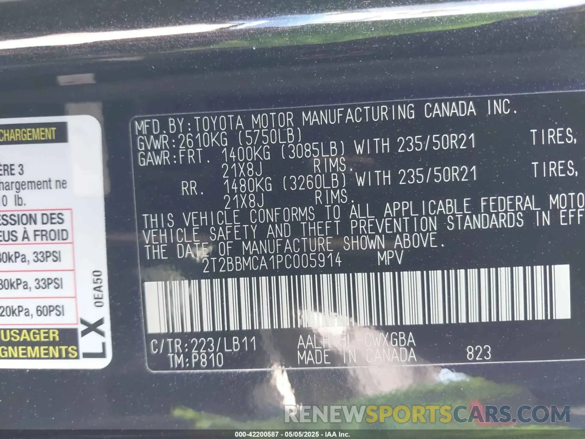 9 Photograph of a damaged car 2T2BBMCA1PC005914 LEXUS RX 350H 2023