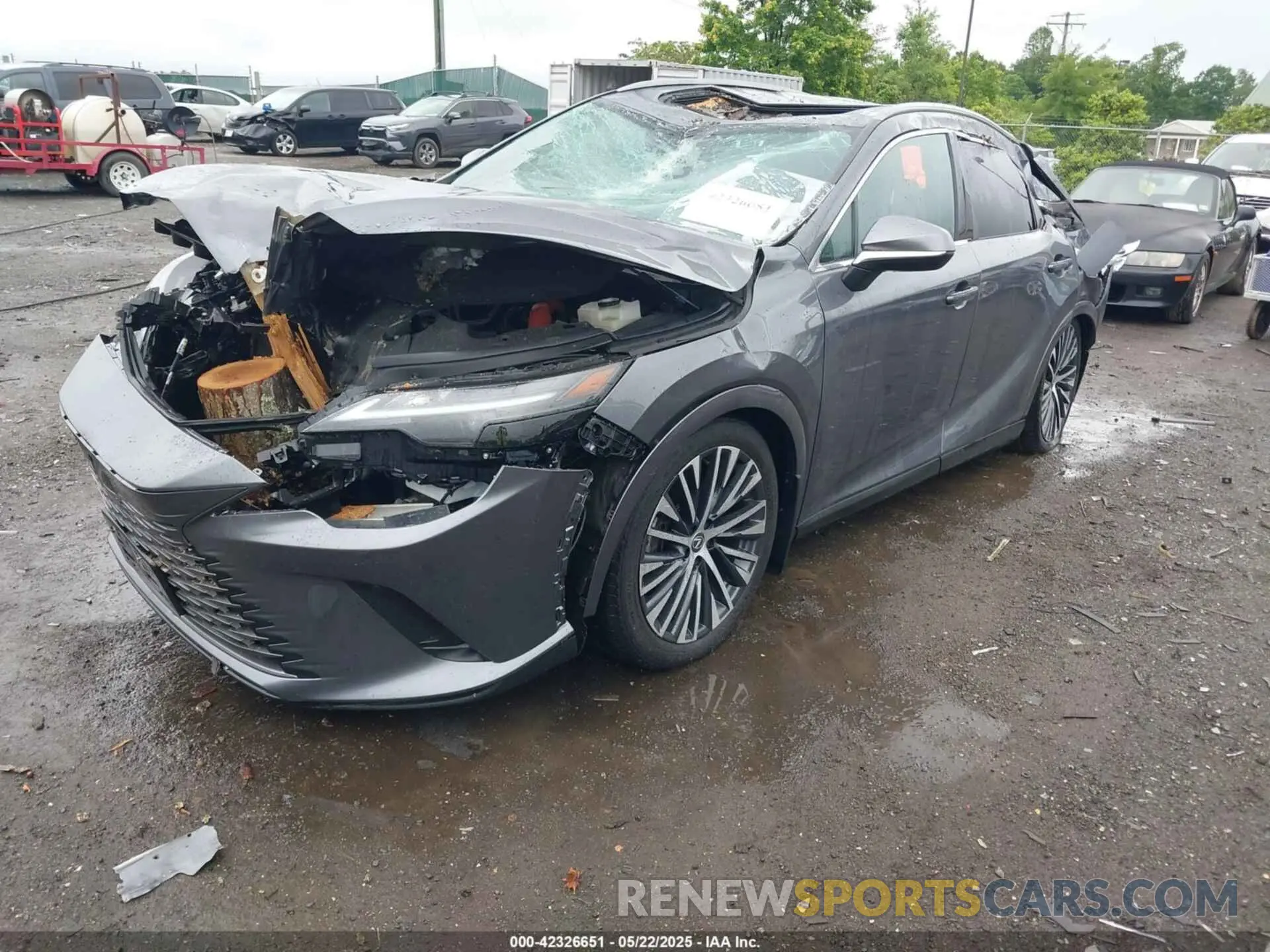 2 Фотография поврежденного автомобиля 2T2BBMCA2PC005680 LEXUS RX 350H 2023