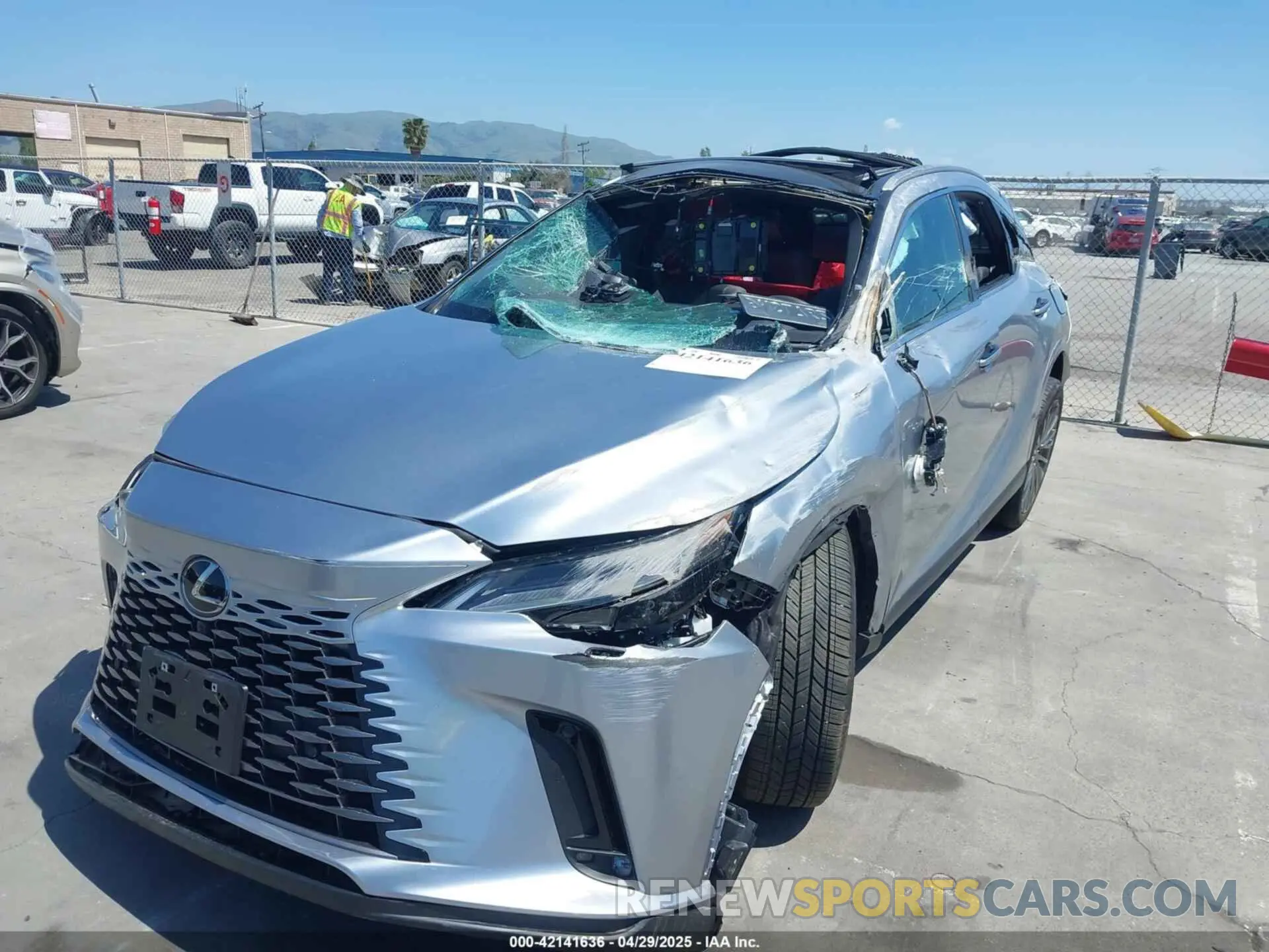 18 Photograph of a damaged car 2T2BBMCA7RC048589 LEXUS RX 350H 2024