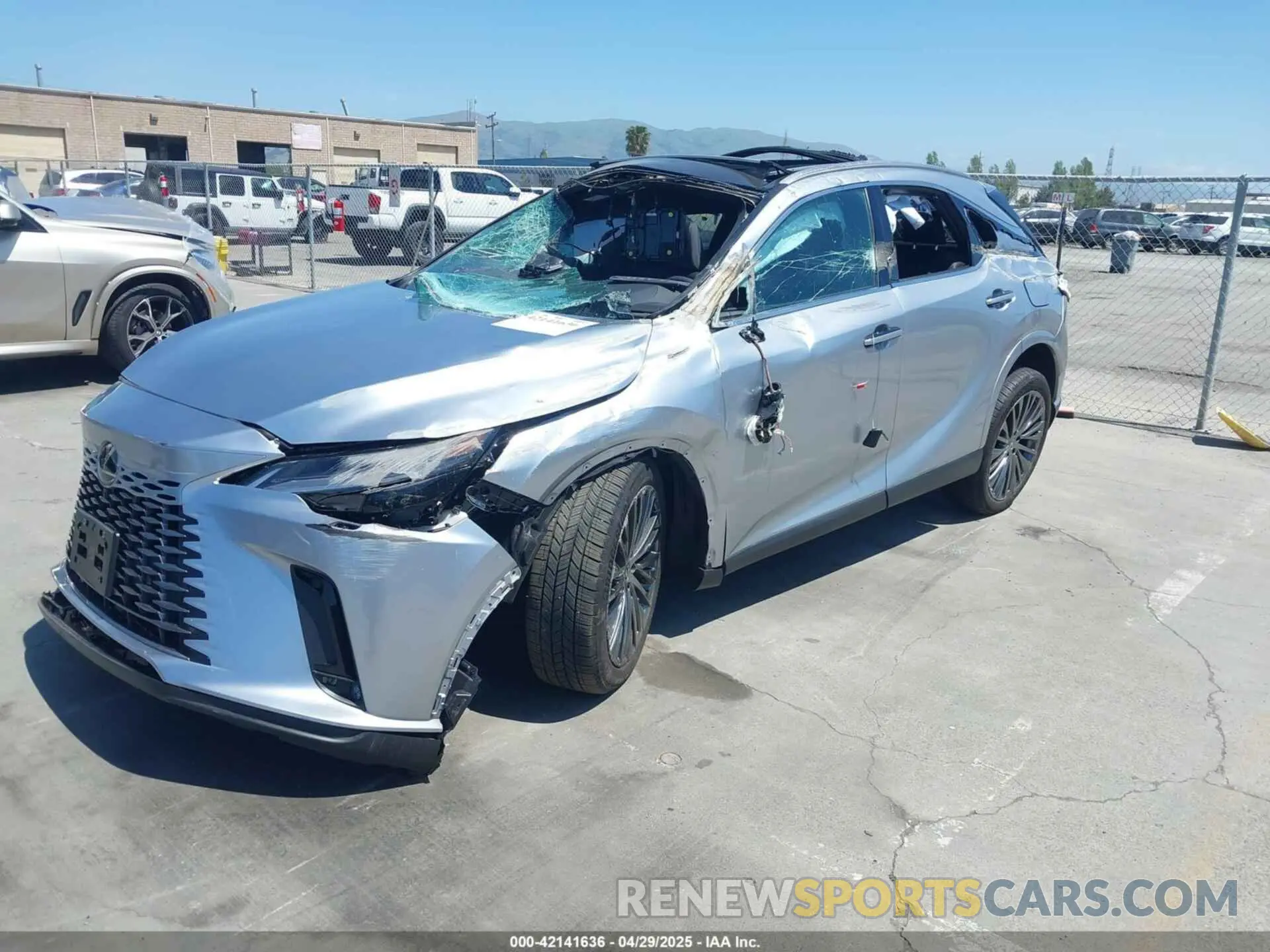 2 Photograph of a damaged car 2T2BBMCA7RC048589 LEXUS RX 350H 2024