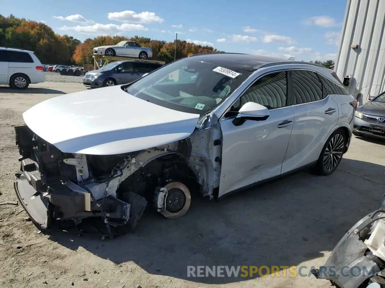 1 Фотография поврежденного автомобиля 2T2BBMCA0PC009677 LEXUS RX 350H BA 2023