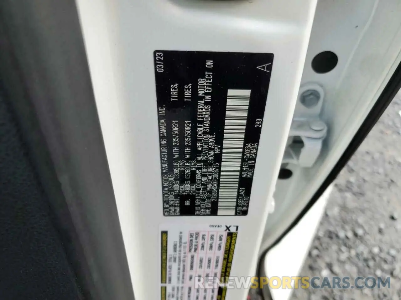 13 Photograph of a damaged car 2T2BBMCAXPC008715 LEXUS RX 350H BA 2023