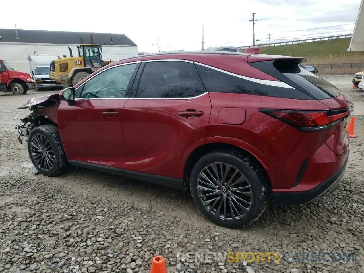 2 Photograph of a damaged car 2T2BBMCAXRC035738 LEXUS RX 350H BA 2024