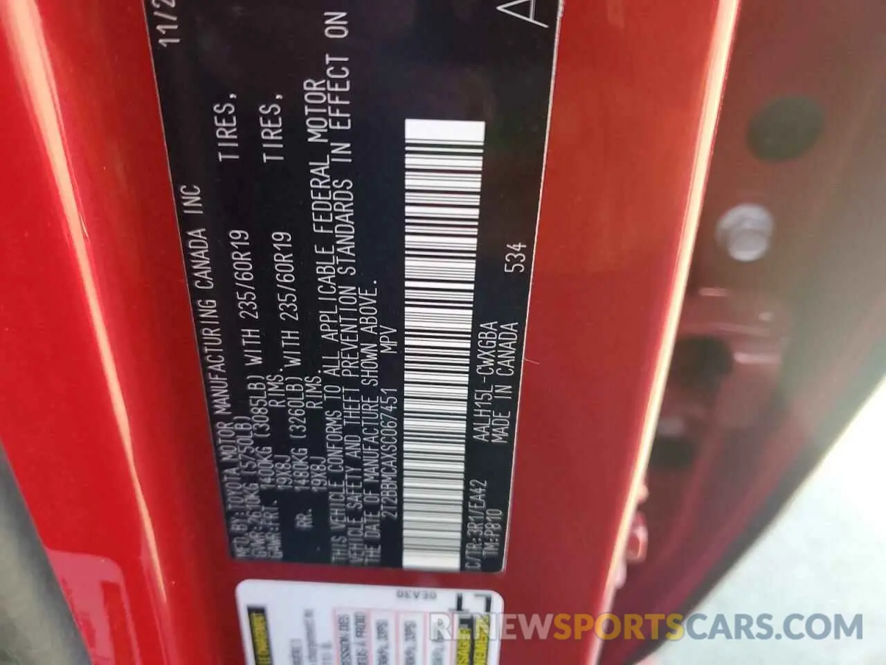 15 Фотография поврежденного автомобиля 2T2BBMCAXSC067451 LEXUS RX 350H BA 2025