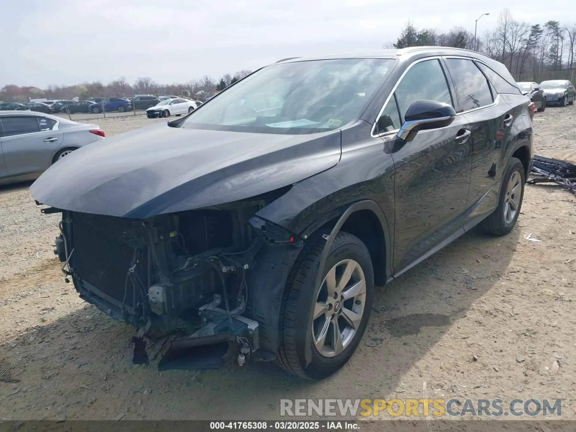 2 Фотография поврежденного автомобиля JTJDZKCA7K2017342 LEXUS RX 350L 2019