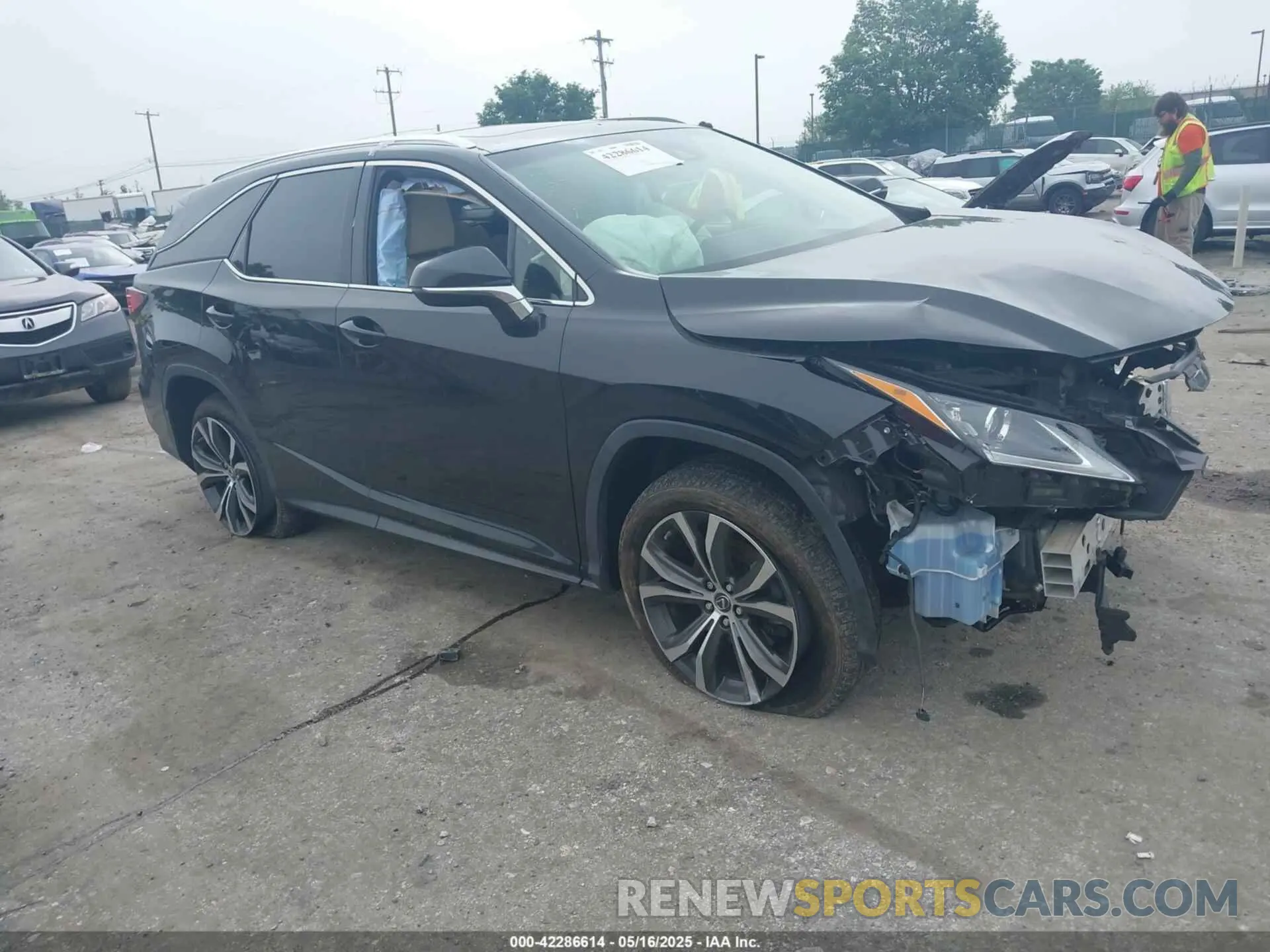 1 Photograph of a damaged car JTJDZKCA9K2020131 LEXUS RX 350L 2019