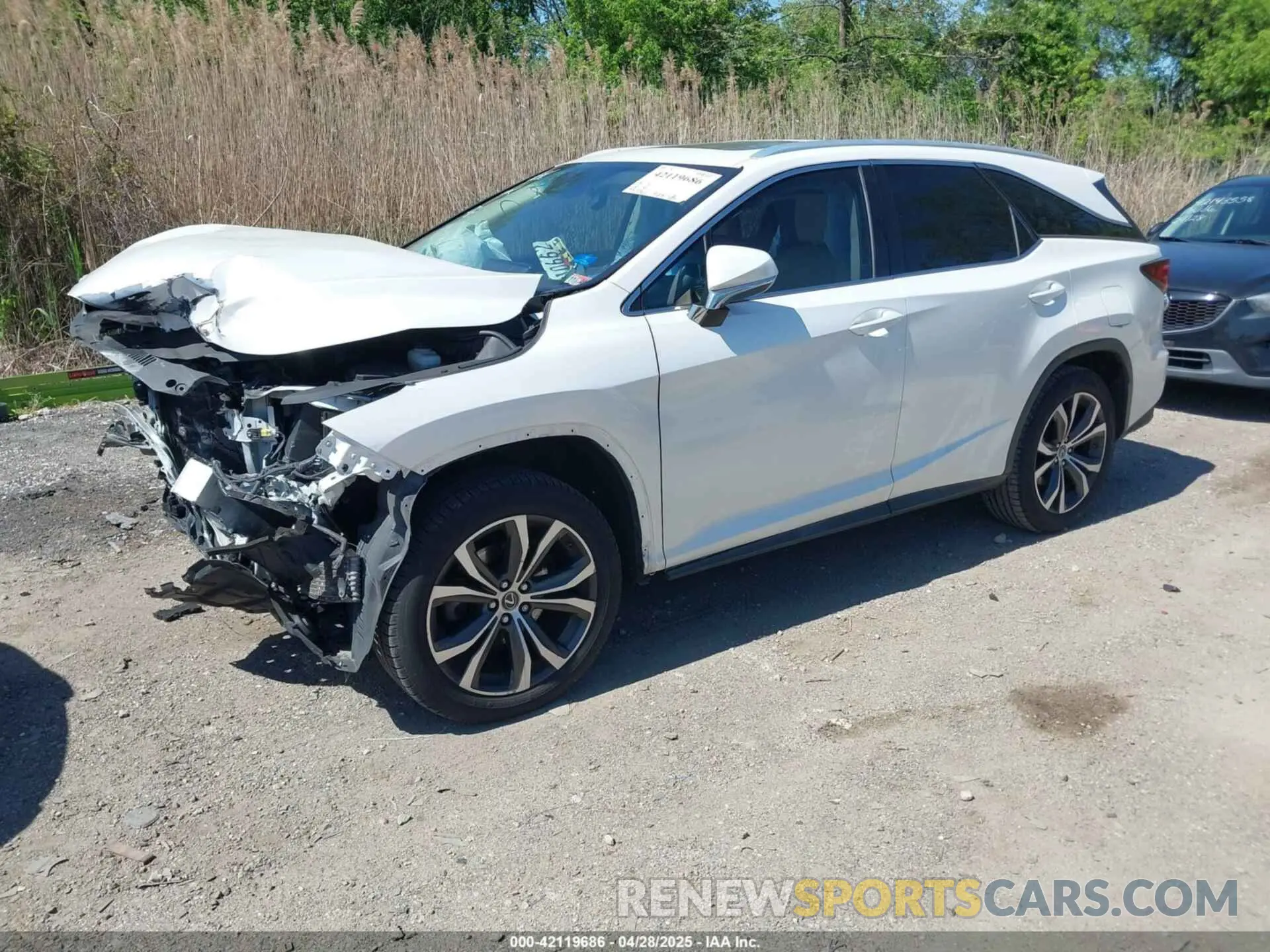 2 Photograph of a damaged car JTJGZKCA1K2012487 LEXUS RX 350L 2019