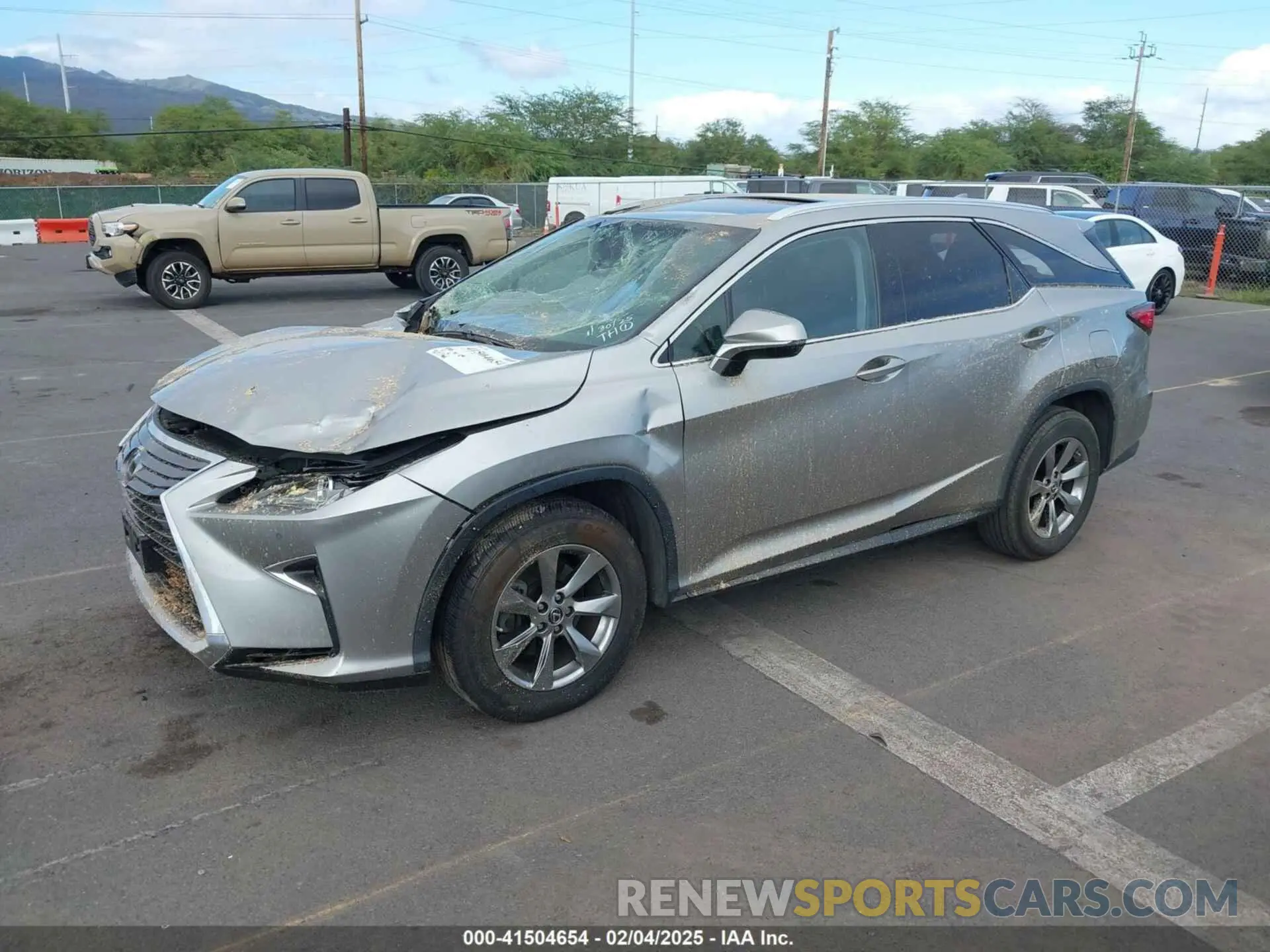 2 Photograph of a damaged car JTJGZKCA3K2011521 LEXUS RX 350L 2019