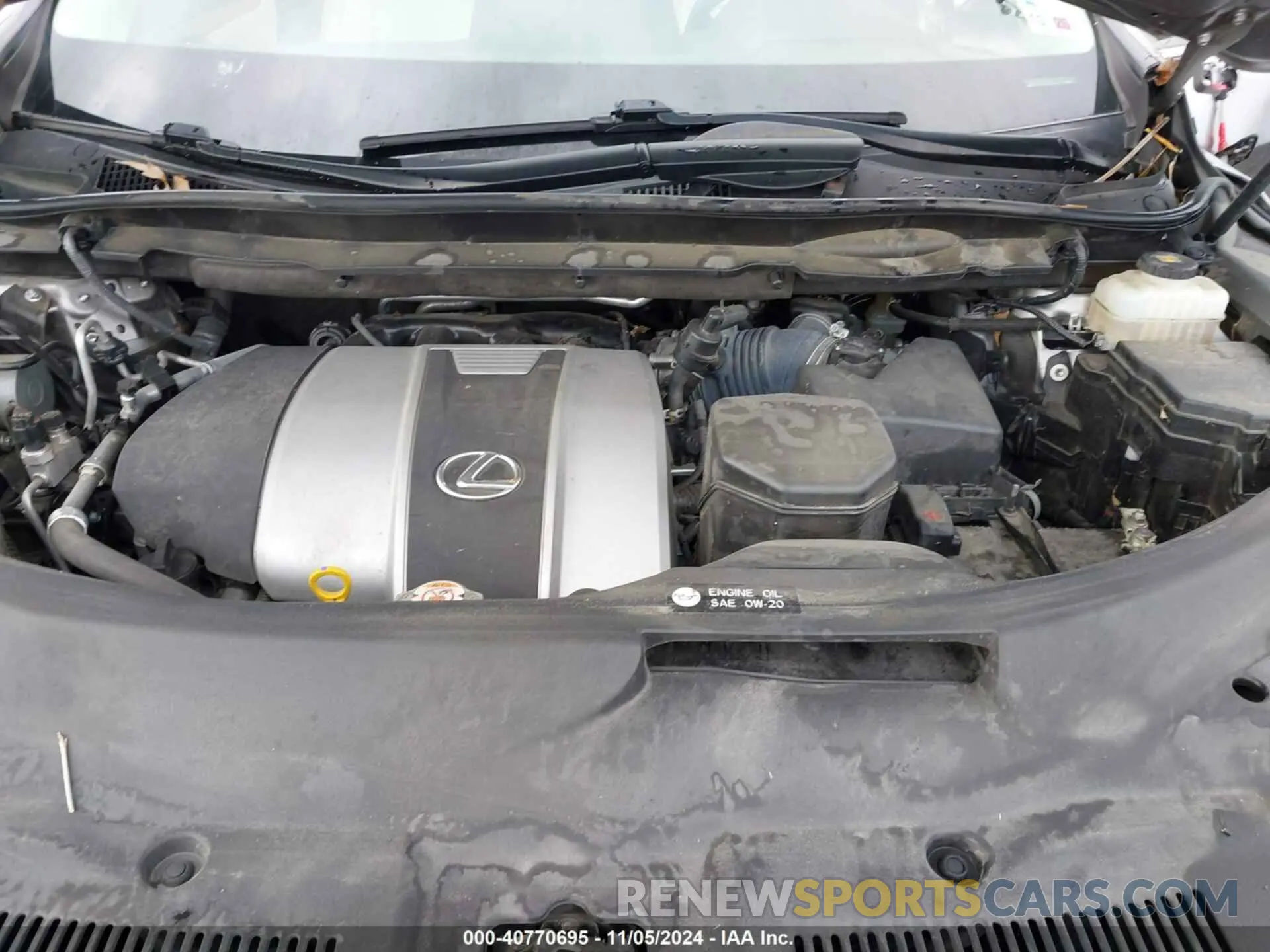 10 Photograph of a damaged car JTJHZKEA3L2018391 LEXUS RX 350L 2020