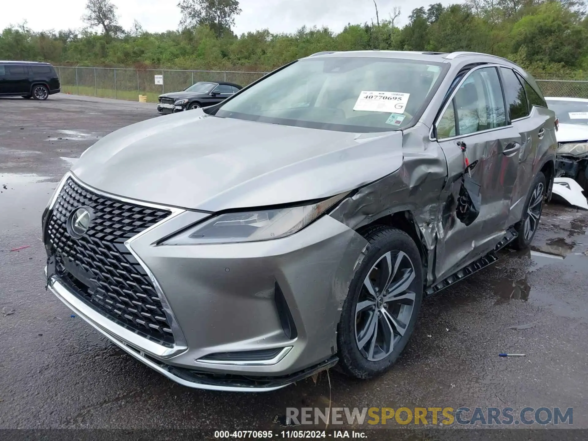 2 Photograph of a damaged car JTJHZKEA3L2018391 LEXUS RX 350L 2020