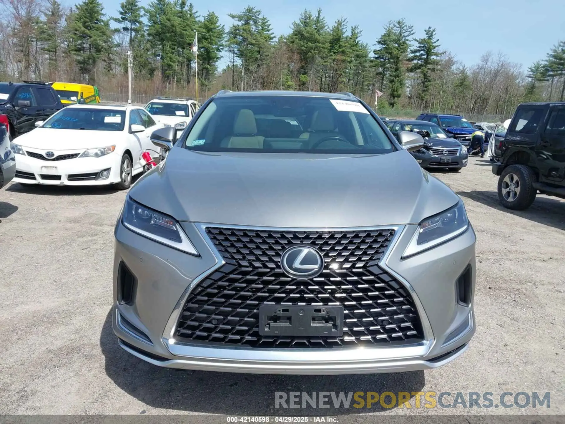 12 Photograph of a damaged car JTJHZKFAXL2025840 LEXUS RX 350L 2020