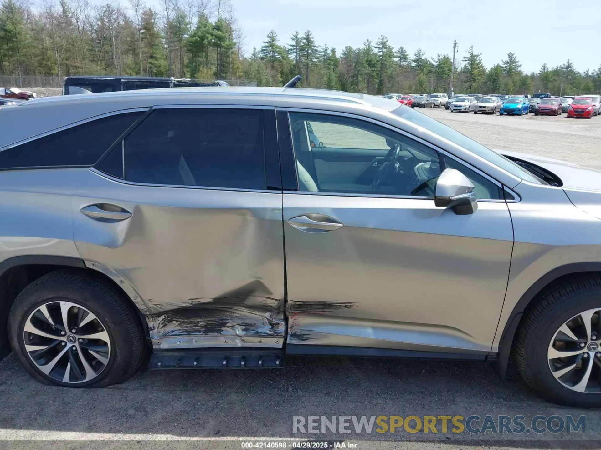 13 Photograph of a damaged car JTJHZKFAXL2025840 LEXUS RX 350L 2020